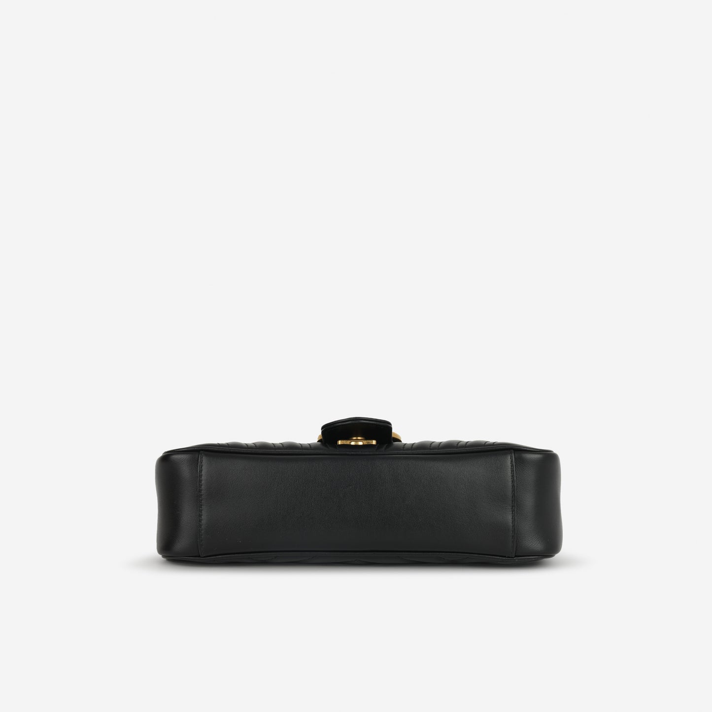 Gucci Medium GG Marmont - Black Calfskin | Gold Hardware