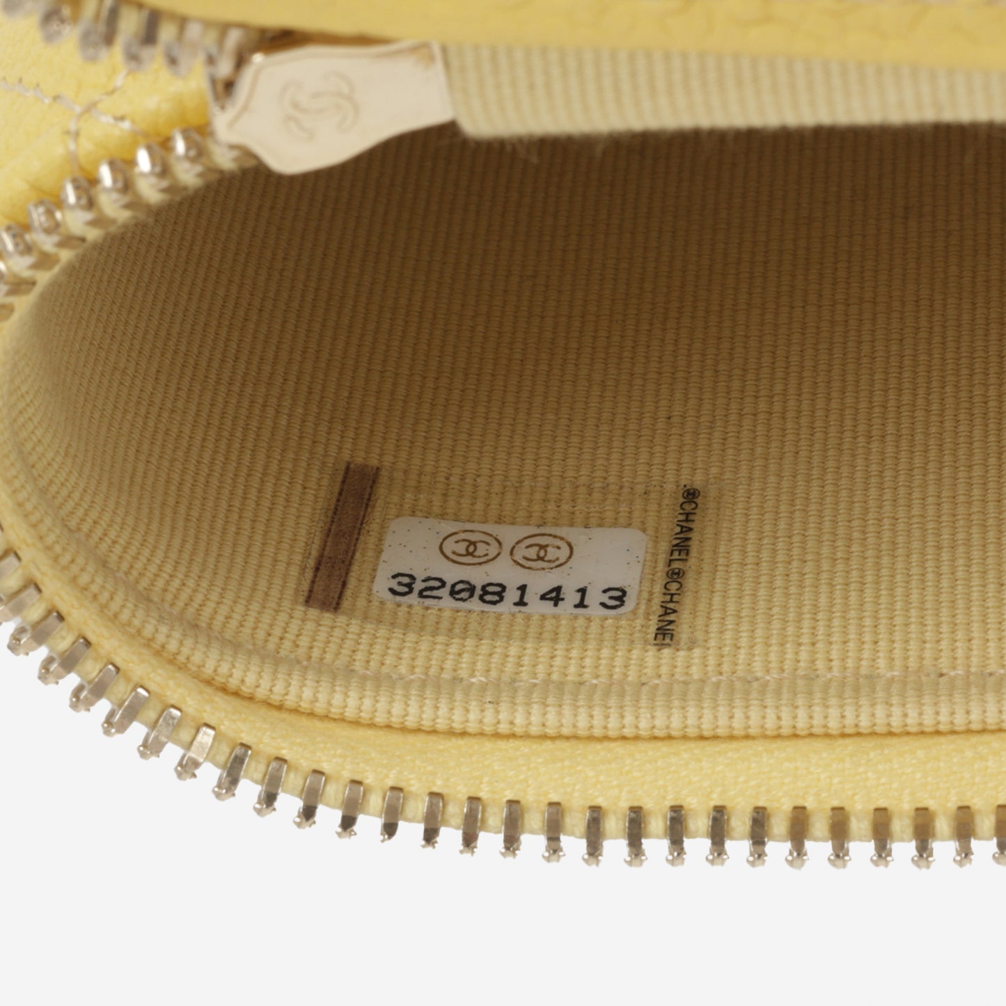 Chanel Mini Vertical Vanity on Chain - Yellow Caviar | Champagne Gold Hardware