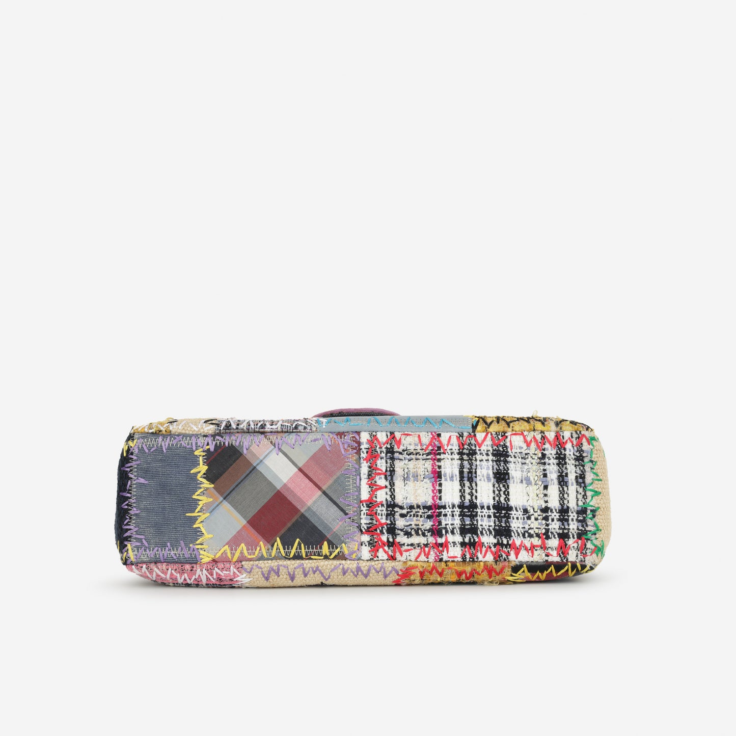 Chanel Single Flap Jumbo - Multi Patchwork | Silver Hardware