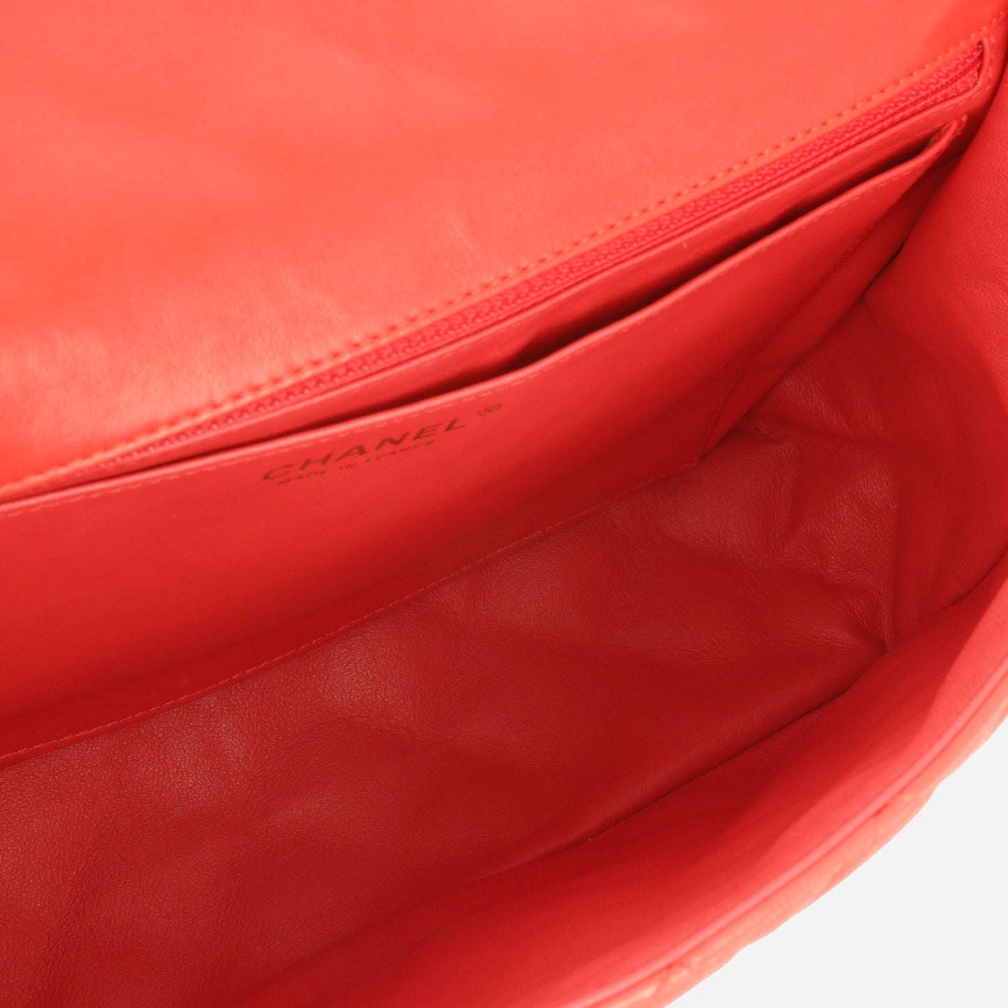 Chanel Classic Jumbo Double Flap - Red Lambskin | Silver Hardware