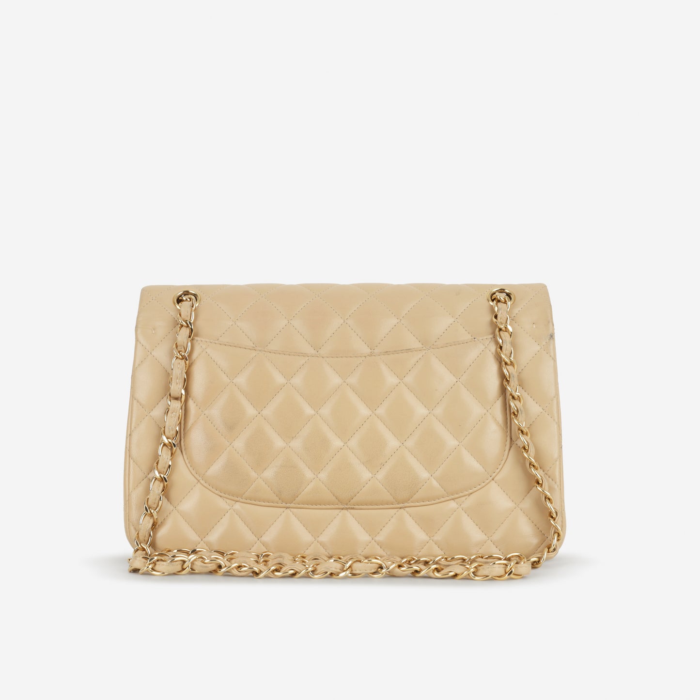 Chanel Classic Jumbo Double Flap - Beige Lambskin | Gold Hardware