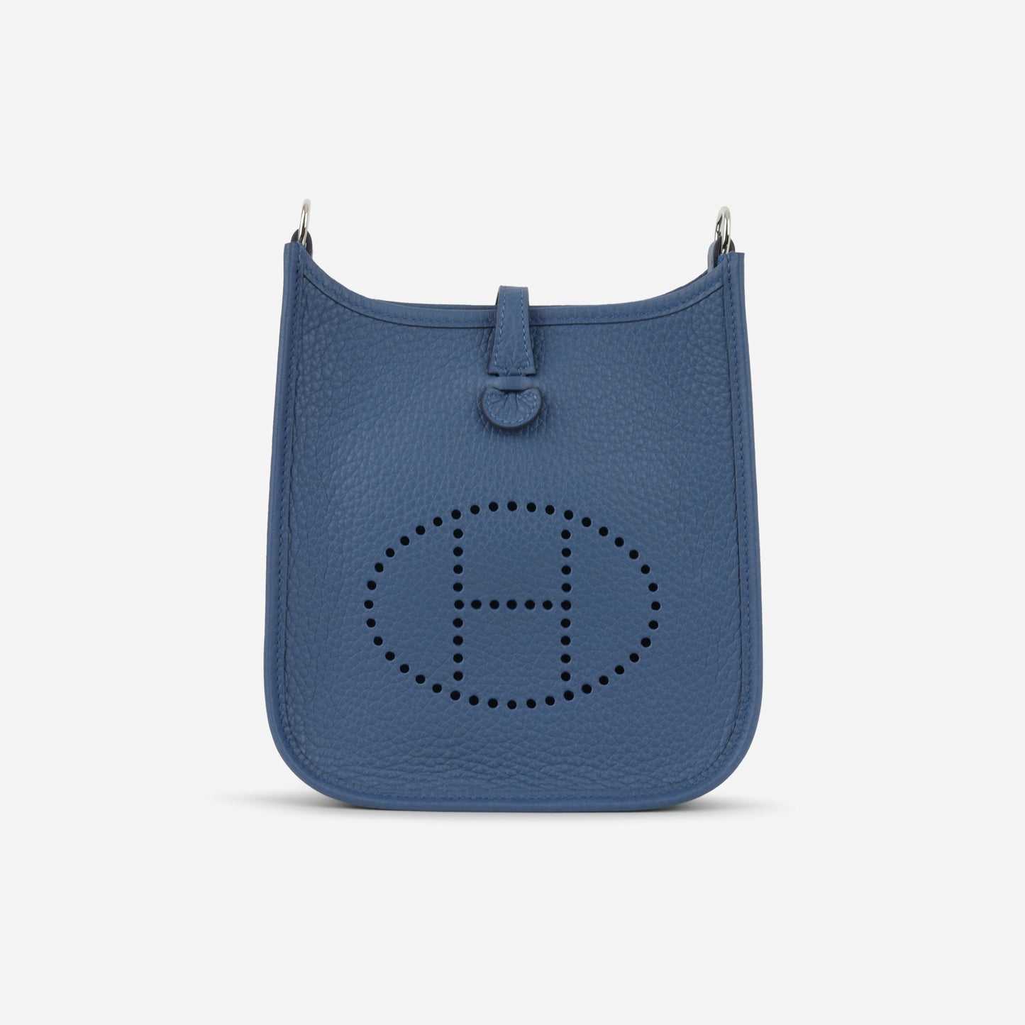 Hermès Evelyne TPM - Blue Tie Clemence | Palladium Hardware