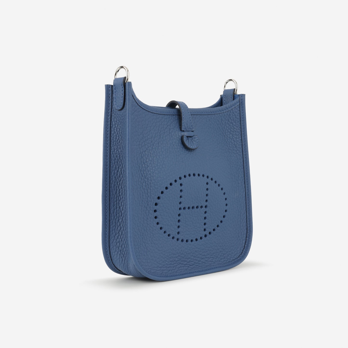 Hermès Evelyne TPM - Blue Tie Clemence | Palladium Hardware