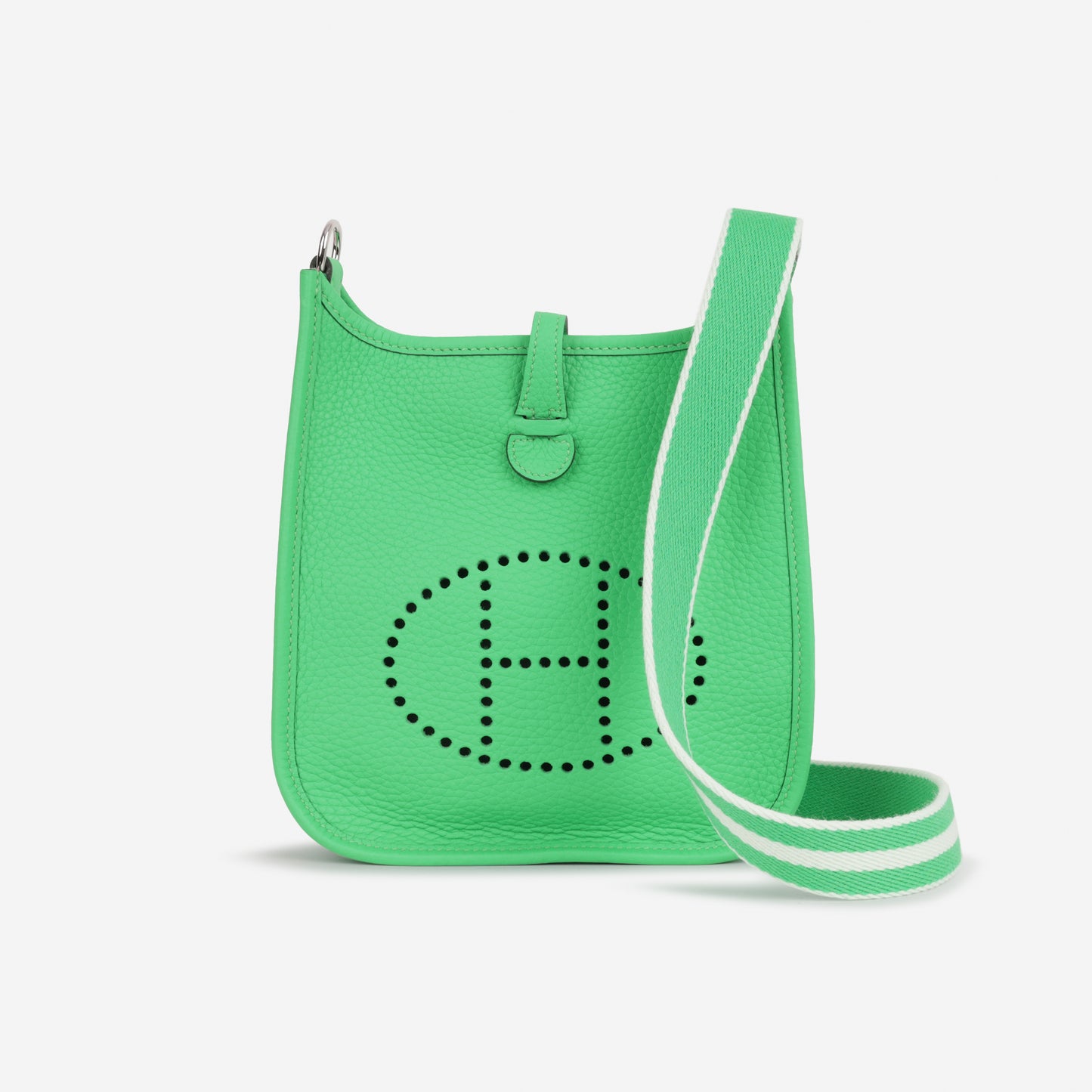 Hermès Evelyne TPM - Vert Comics Clemence / Vert Fizz-Vert Comics Strap | Palladium Hardware