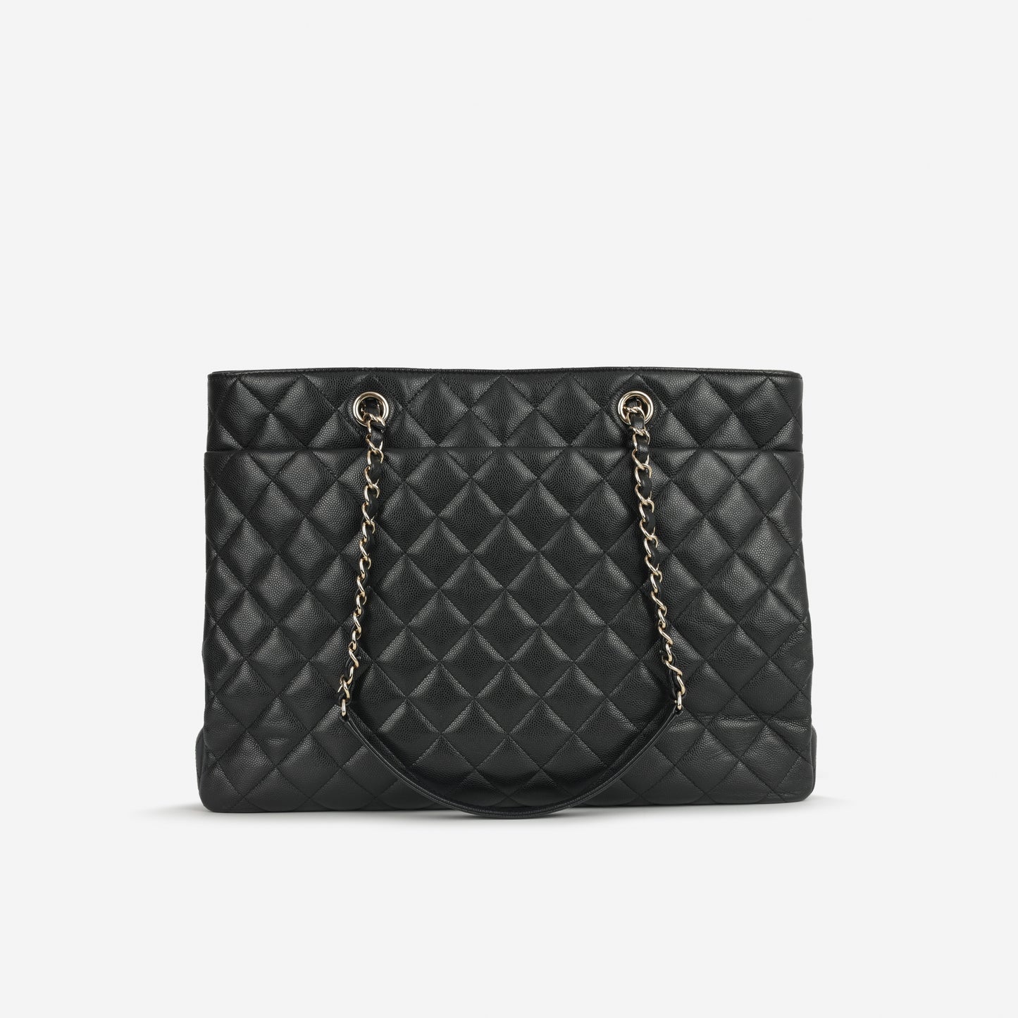 Chanel Timeless CC Shopping Tote - Black Caviar | Champagne Gold Hardware