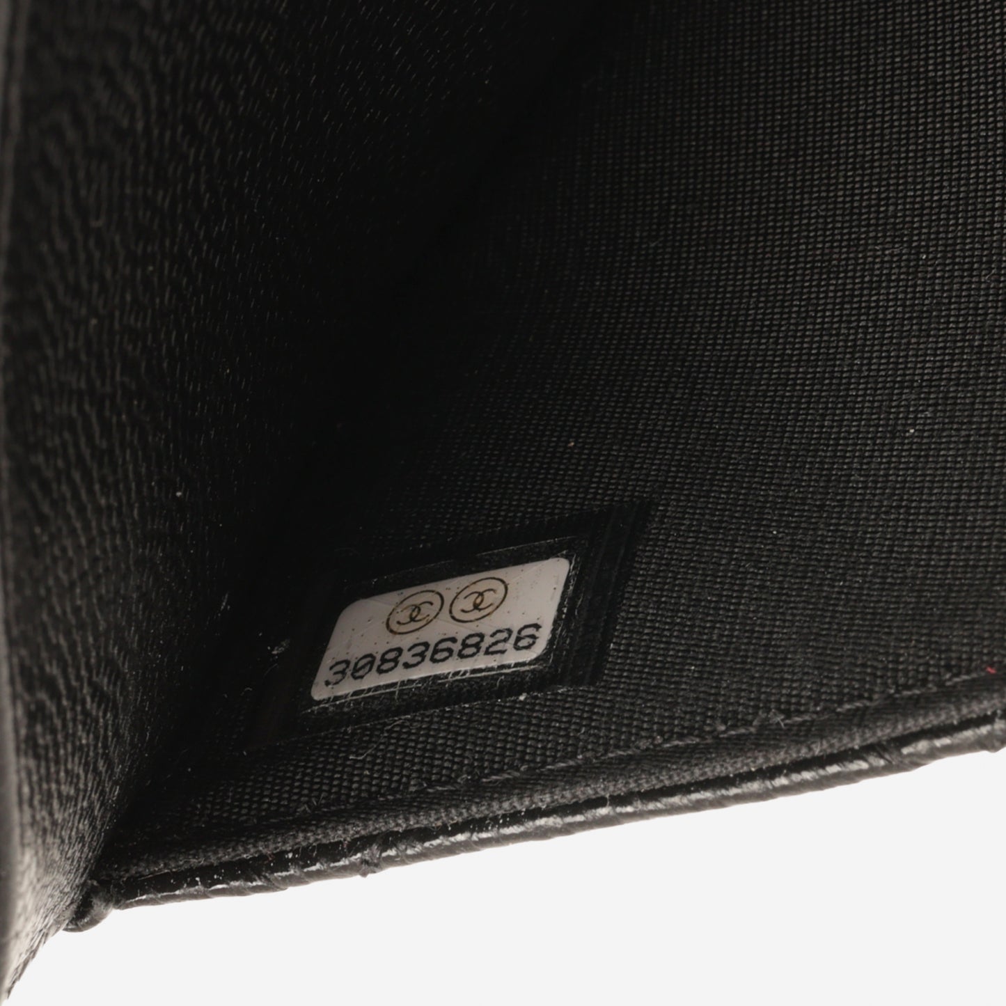 Chanel Seasonal Wallet On Chain - So Black Caviar