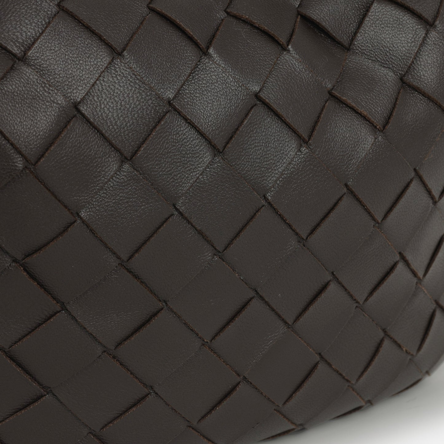 Bottega Mini Jodie Shoulder Bag - Fondant Intrecciato | Gold Hardware