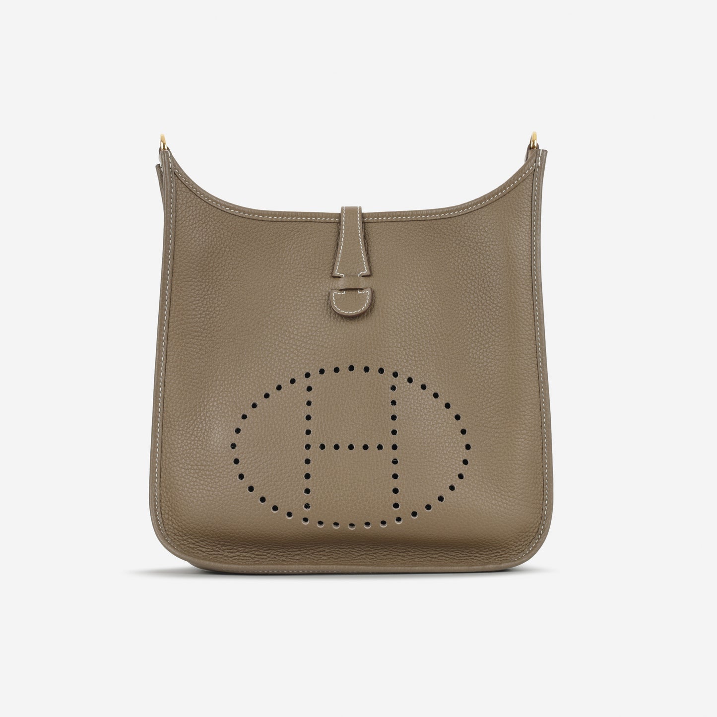 Hermès Evelyne PM - Etoupe Clemence | Gold Hardware