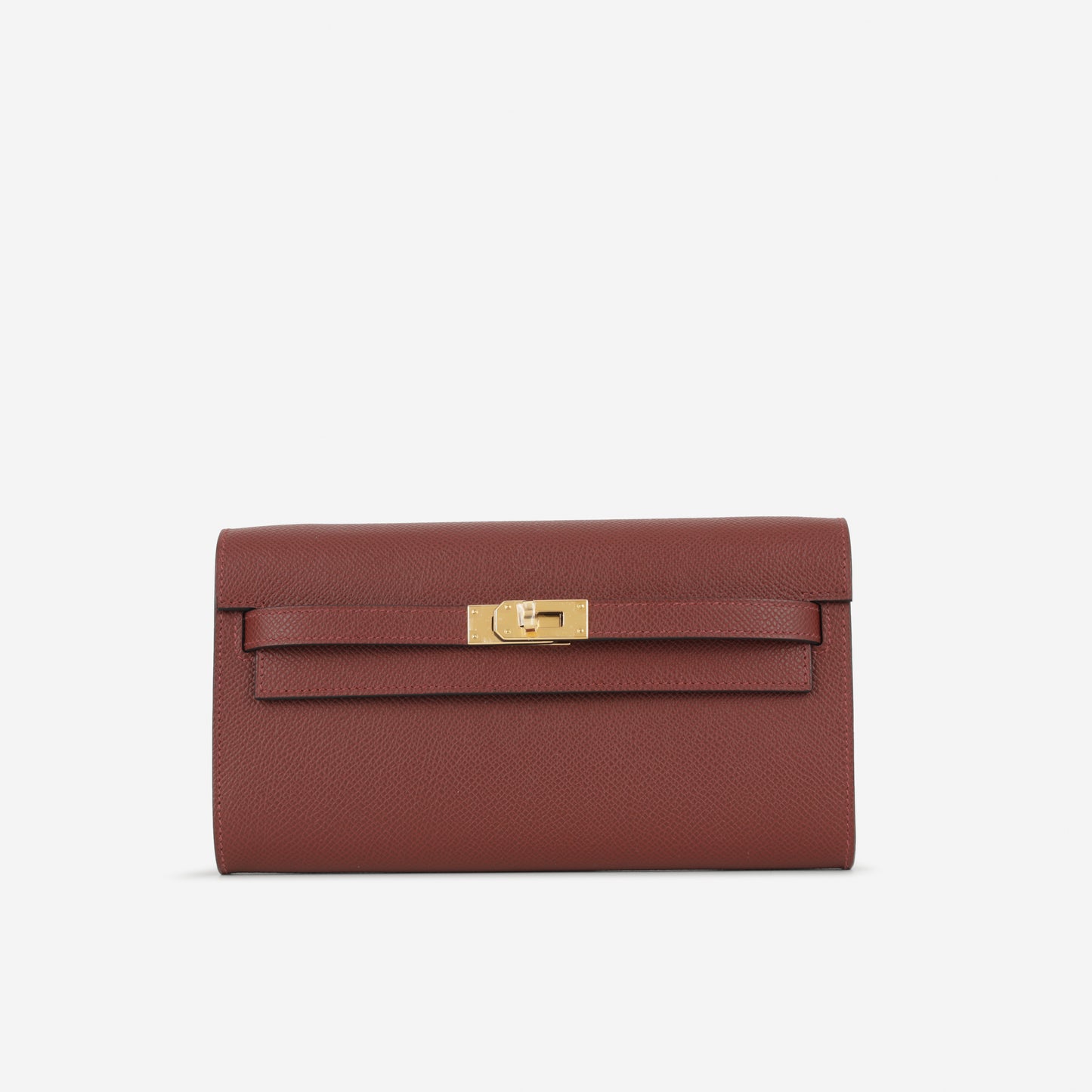 Hermès Kelly To Go Wallet - Rouge H Epsom | Gold Hardware