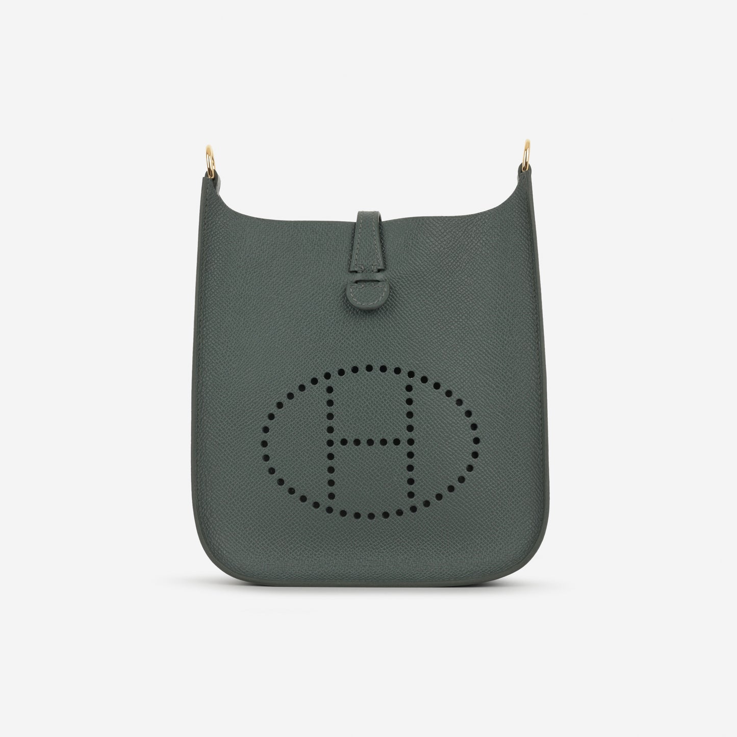 Hermès Mini Evelyne 16 Sellier - Vert Mangrove Epsom | Gold Hardware