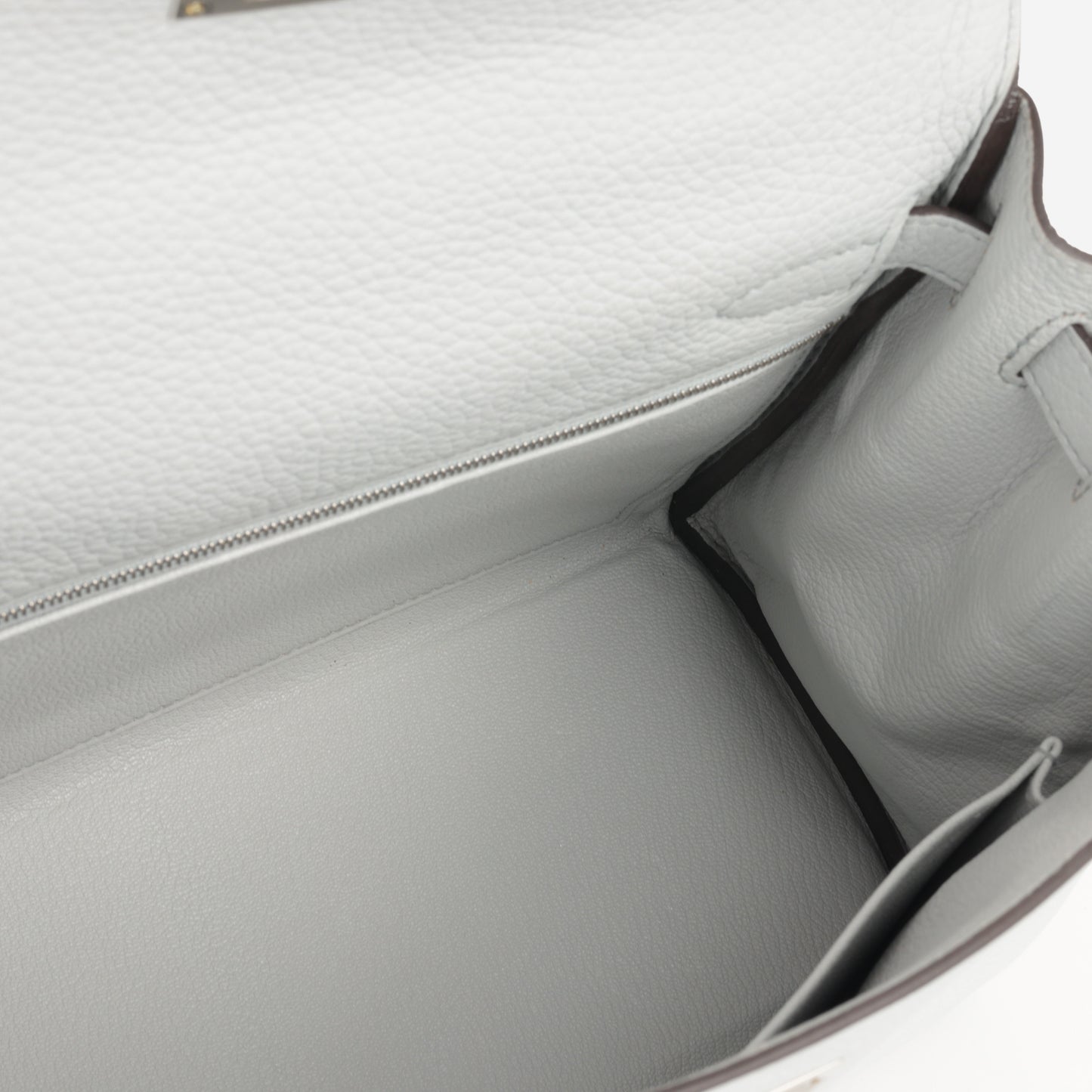 Hermès Kelly 28 - Blue Pale Clemence | Palladium Hardware