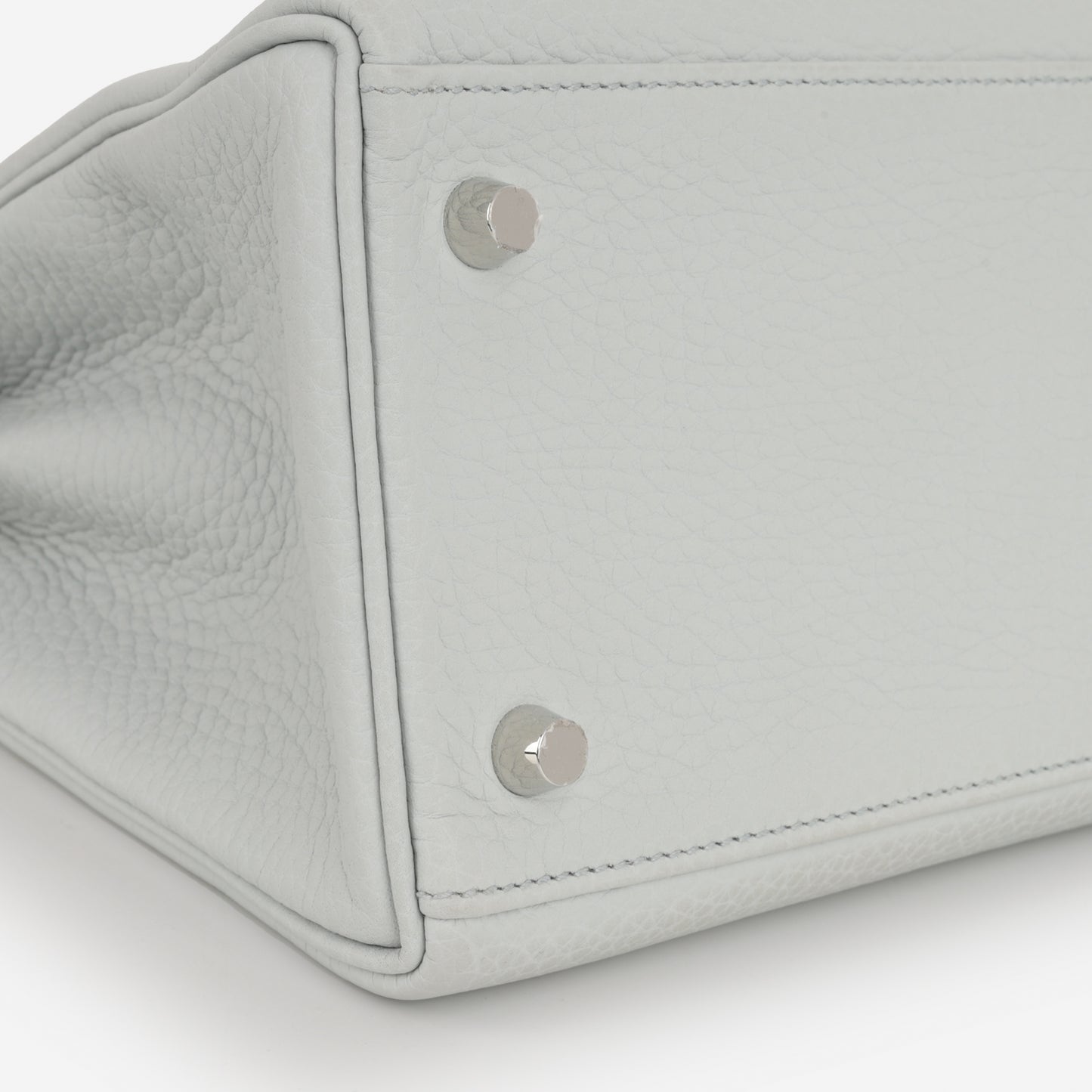 Hermès Kelly 28 - Blue Pale Clemence | Palladium Hardware