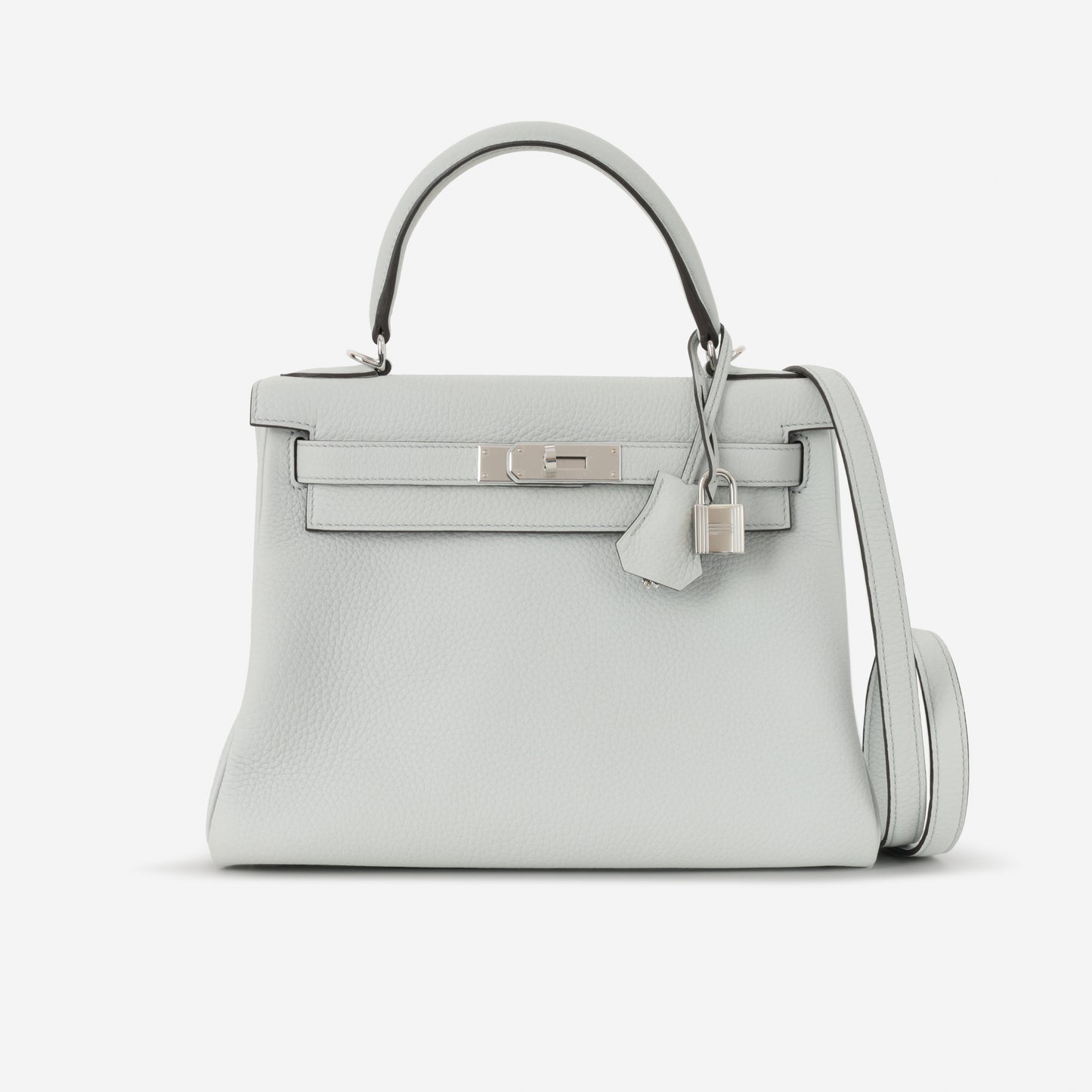 Hermès Kelly 28 - Blue Pale Clemence | Palladium Hardware