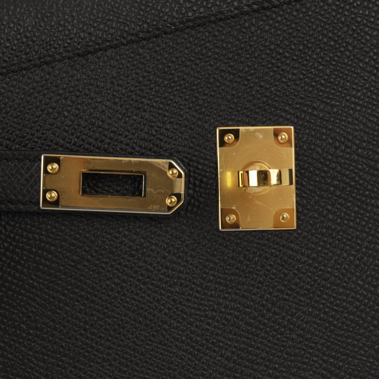 Hermès Kelly Desordre - Black Epsom | Gold Hardware