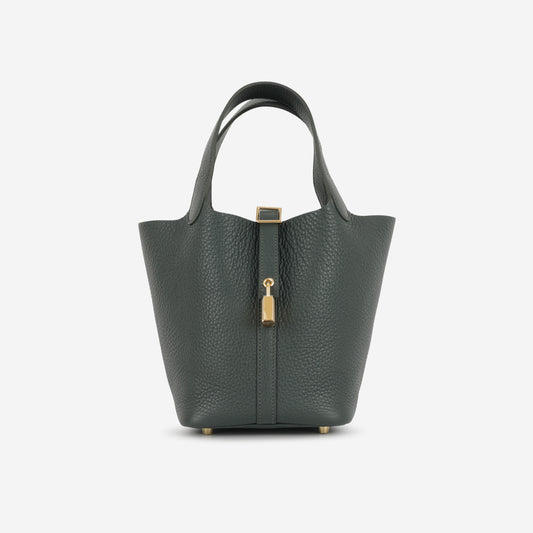 Hermès Picotin 18 - Vert Mangrove Clemence | Gold Hardware
