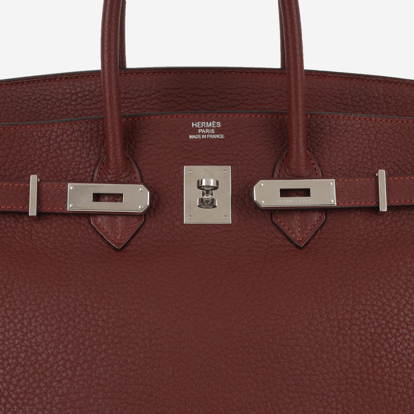 Hermès Birkin 35 - Rouge H Fjord | Palladium Hardware