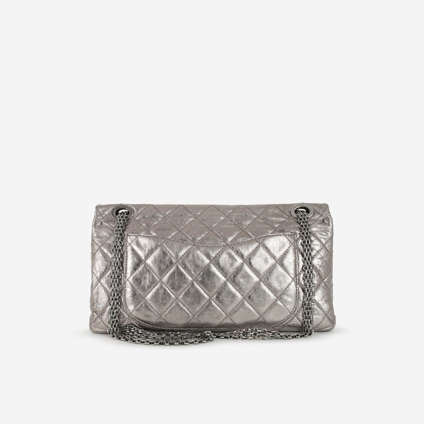 Chanel 2.55 Reissue 227 Flap - Metallic Bronze Calfskin | Silver Hardware