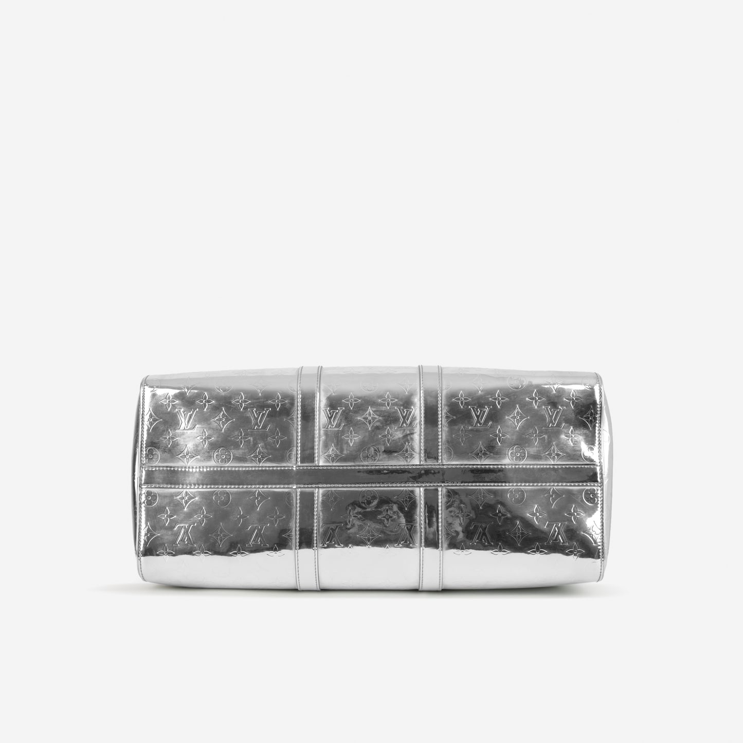 Louis Vuitton Virgil Abloh Keepall 50 - Silver Metallic Monogram