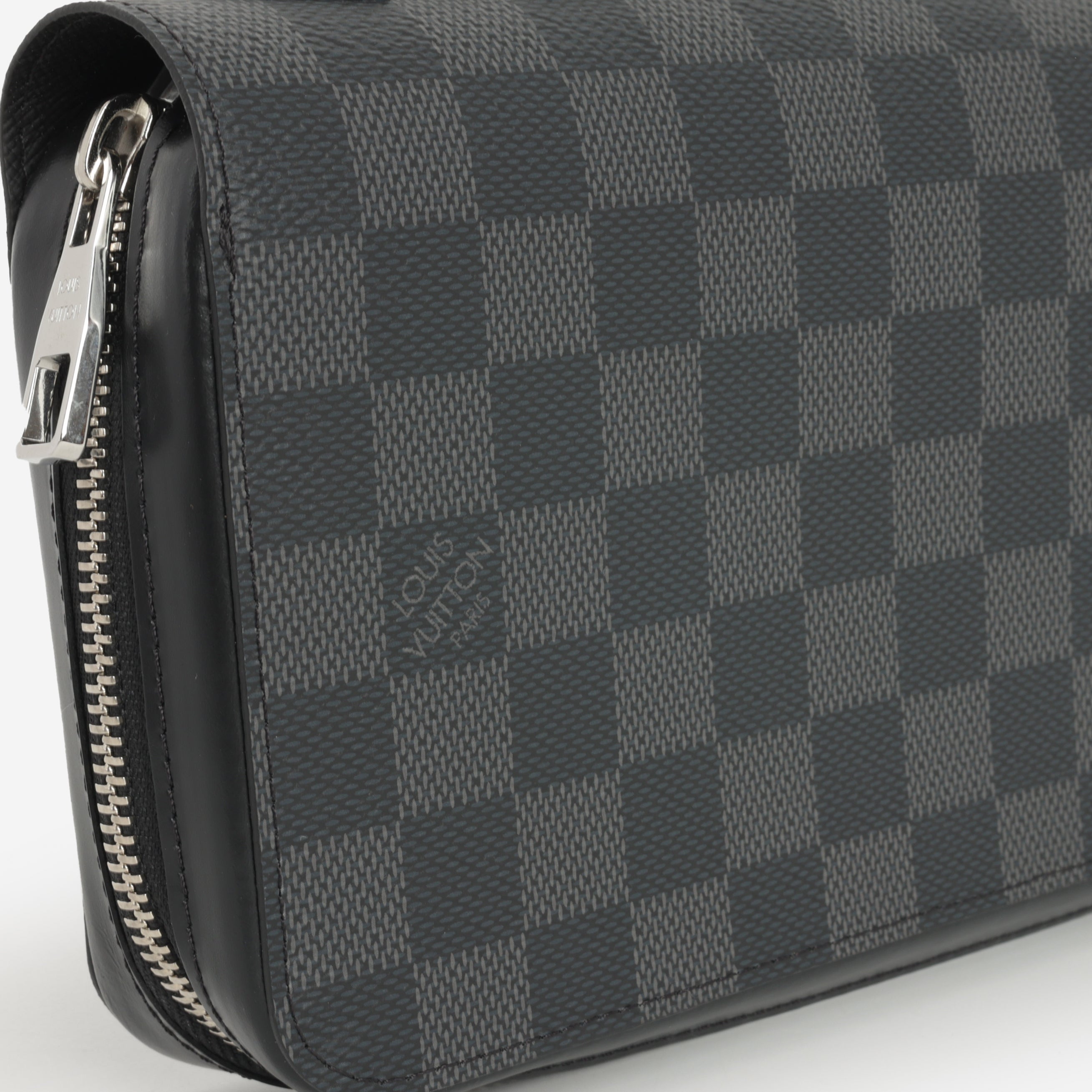 Louis Vuitton Zippy XL Wallet - Damier Graphite Canvas | Silver