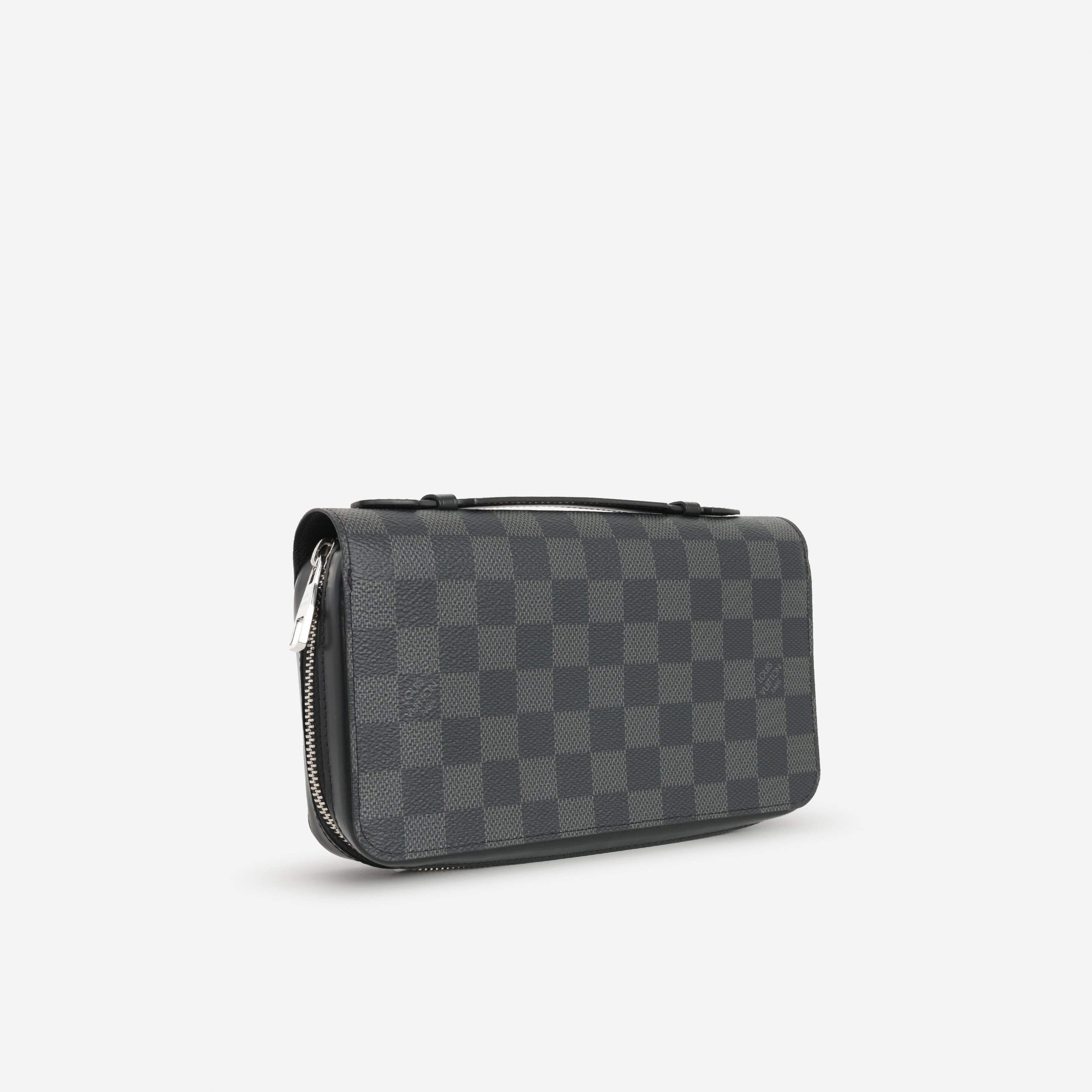 Louis Vuitton Zippy XL Wallet - Damier Graphite Canvas | Silver