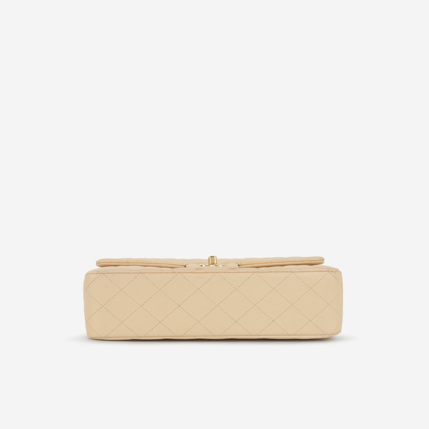 Chanel Medium Classic Flap - Beige Lambskin | Gold Hardware
