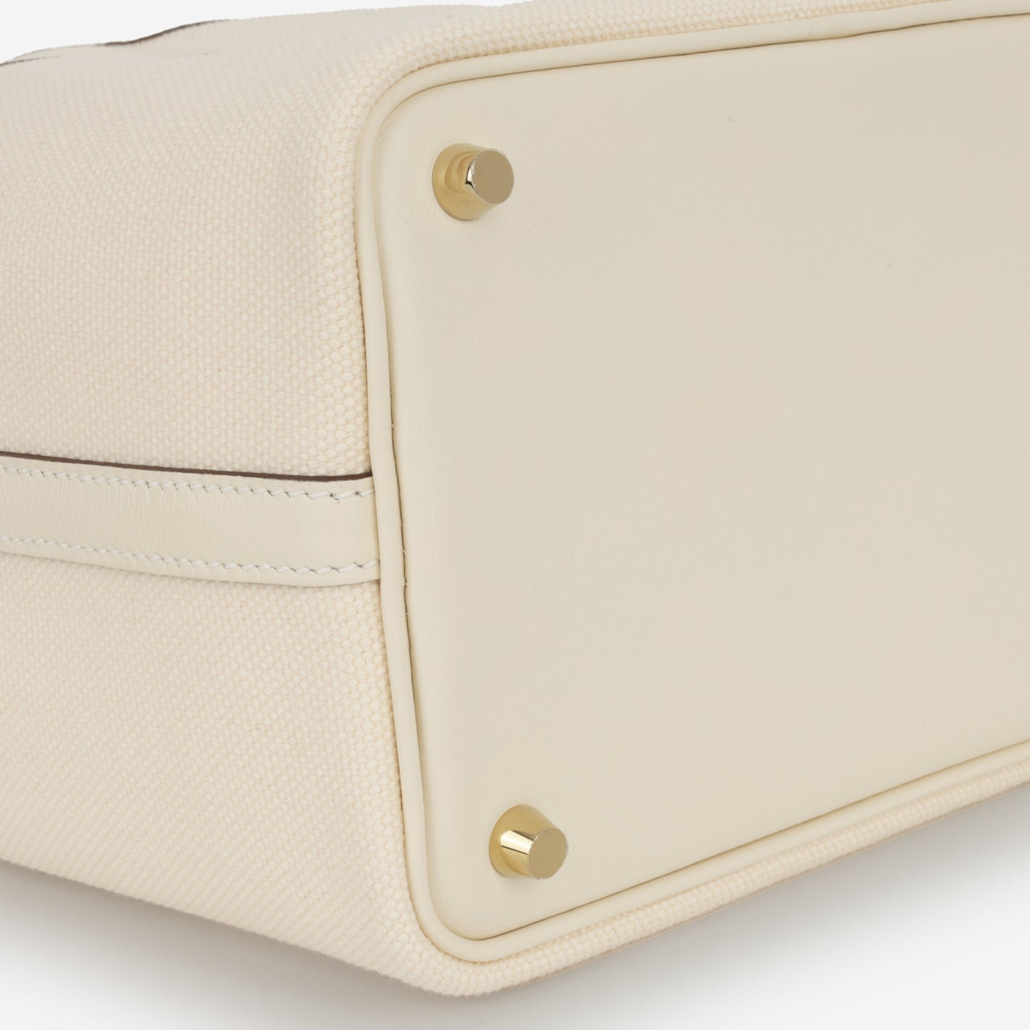 Hermès Picotin 18 Cargo - Ecru Canvas / Nata Swift | Gold Hardware