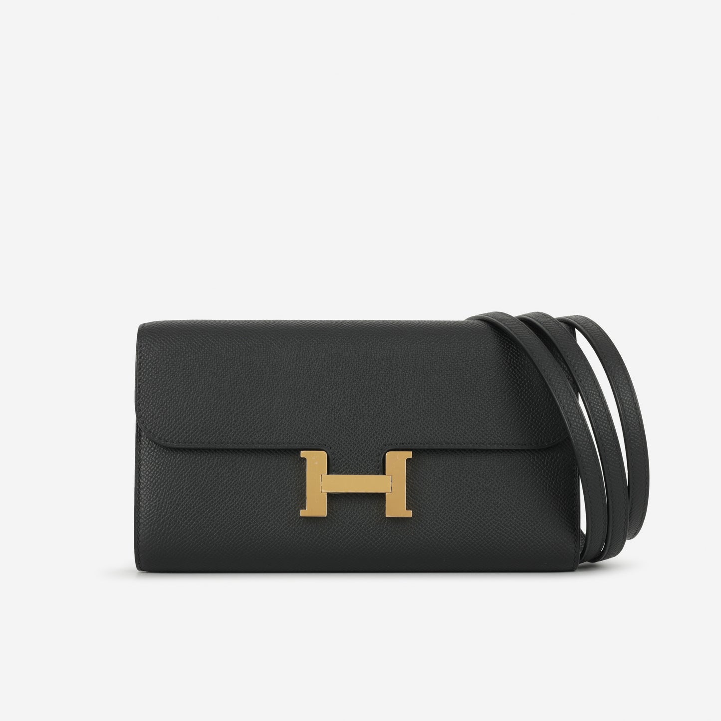 Hermès Constance To Go - Black Epsom | Gold Hardware
