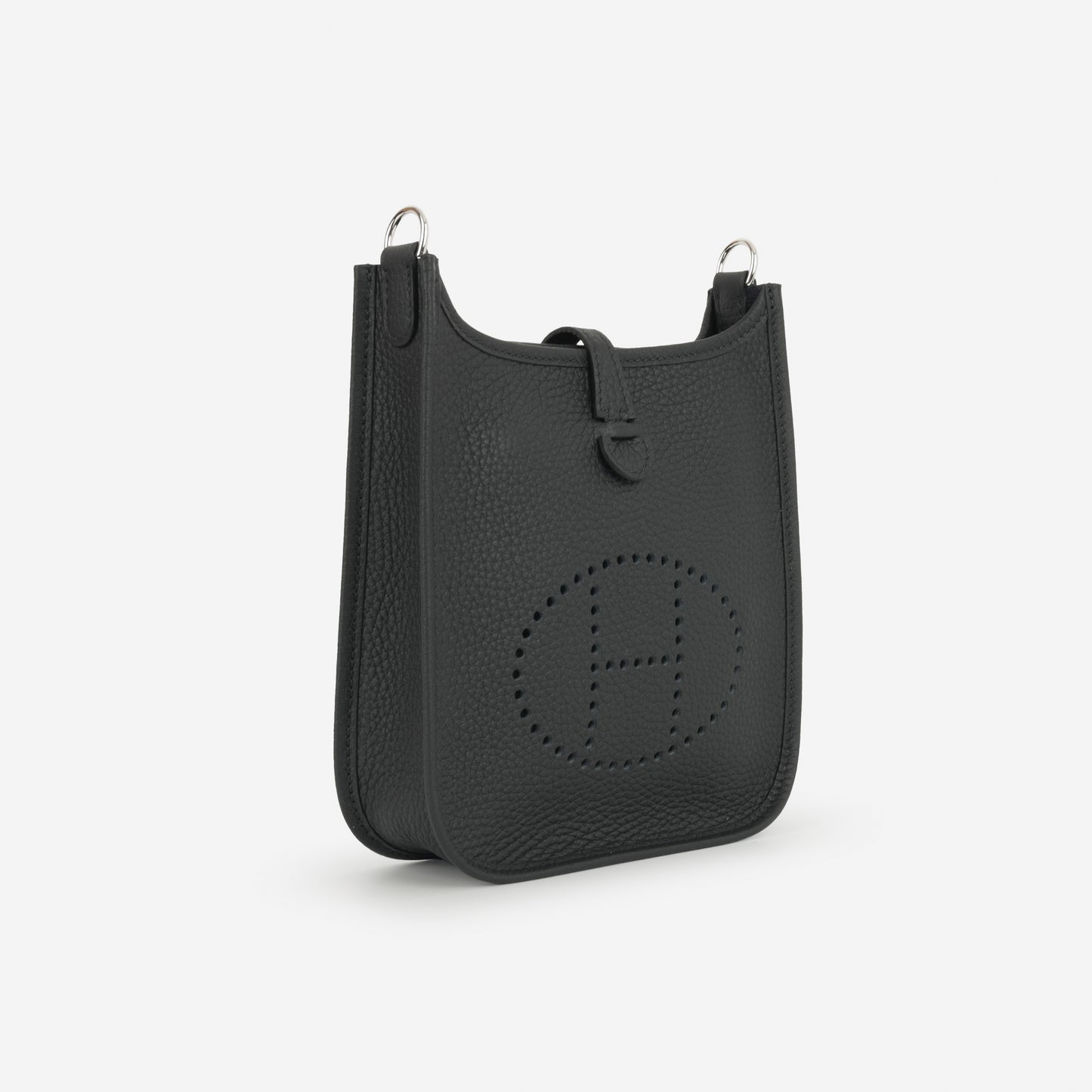 Hermès Mini Evelyne 16 - Black Clemence | Palladium Hardware