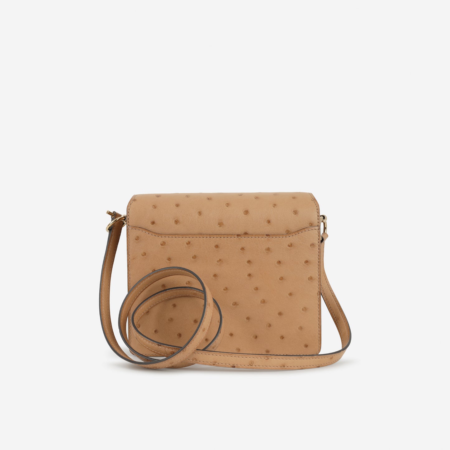 Hermès Mini Roulis - Chai Ostrich | Permabrass Hardware