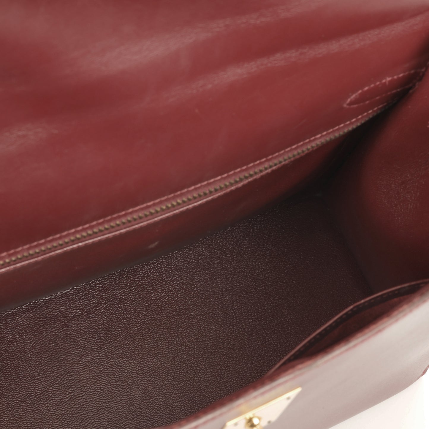 Hermès Vintage Kelly 32 - Rouge H Box Calf | Gold Hardware