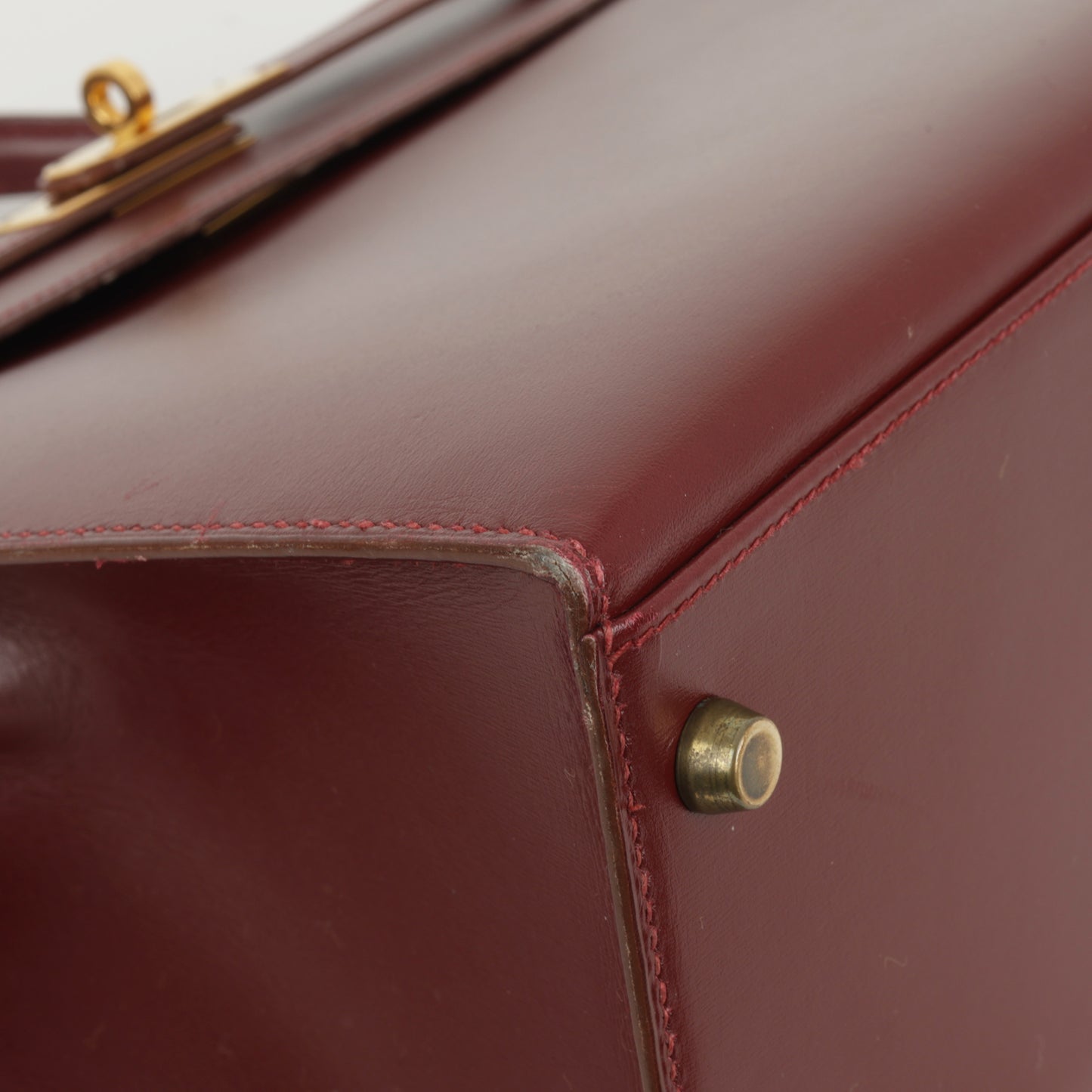 Hermès Vintage Kelly 32 - Rouge H Box Calf | Gold Hardware