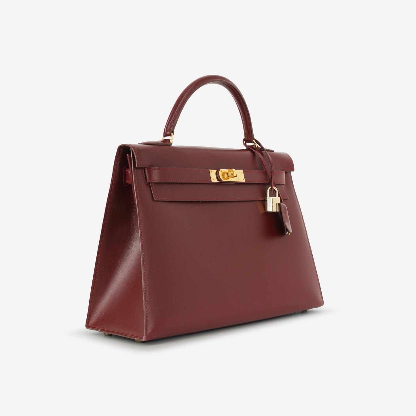 Hermès Vintage Kelly 32 - Rouge H Box Calf | Gold Hardware