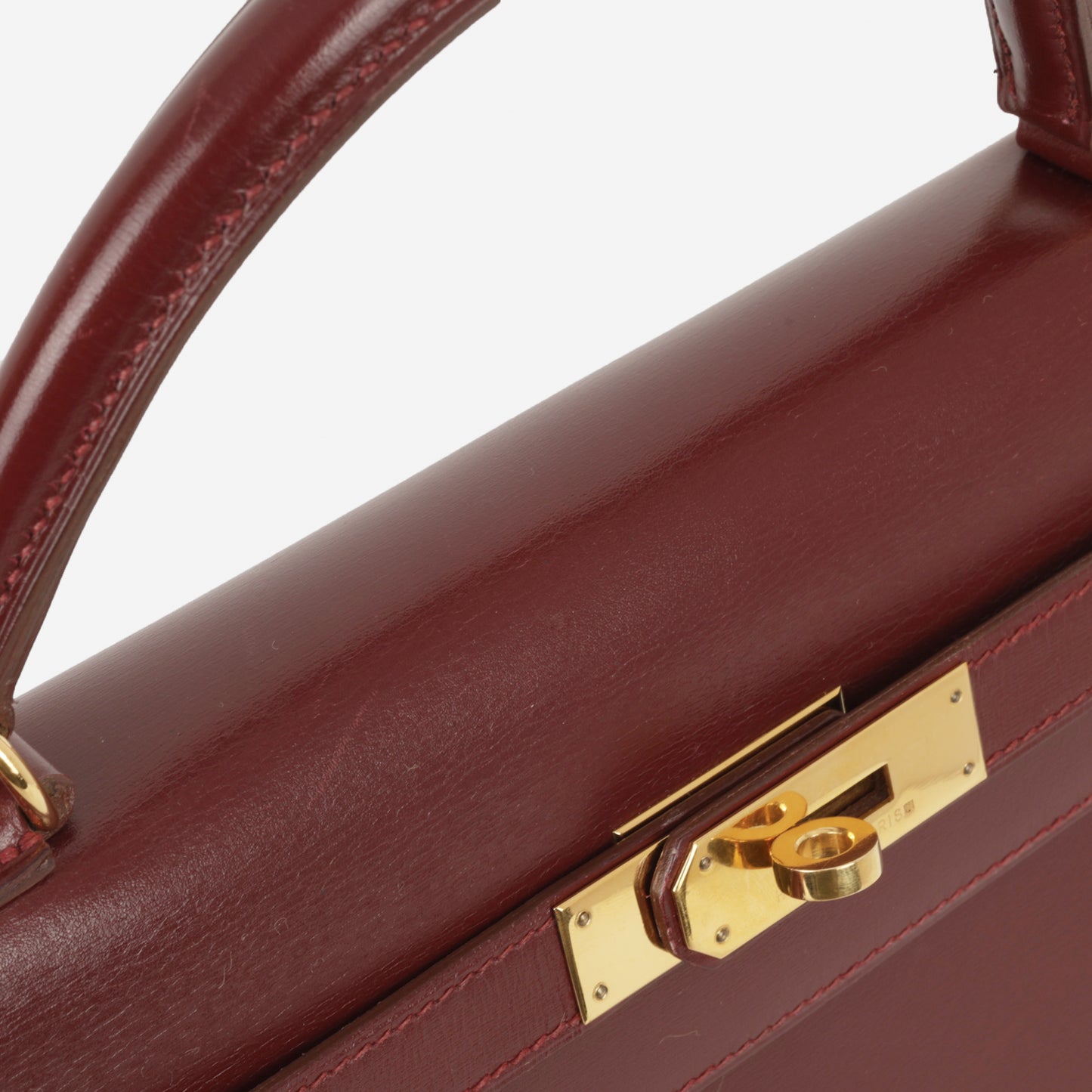 Hermès Vintage Kelly 32 - Rouge H Box Calf | Gold Hardware