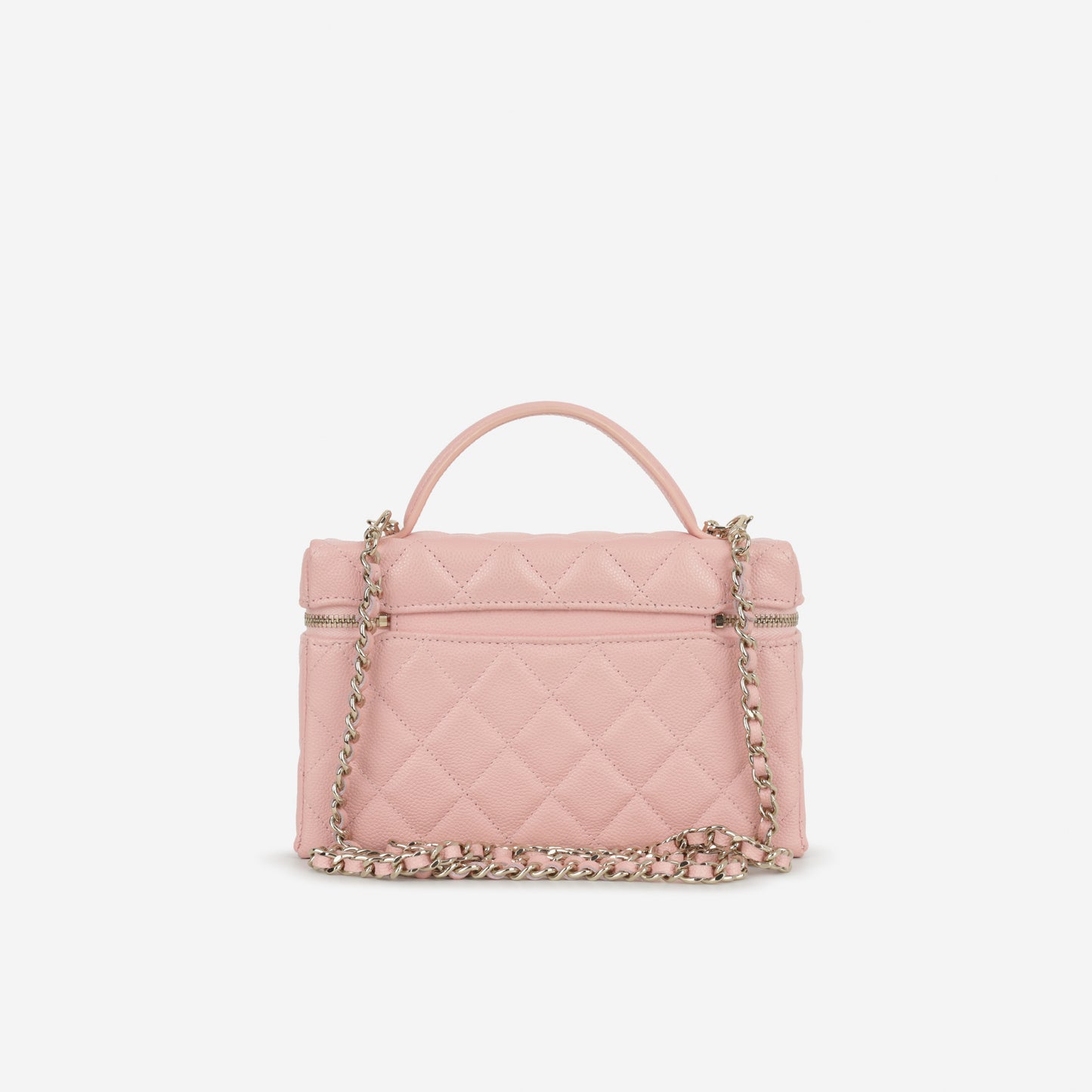 Chanel Vanity with Chain - Pink Caviar | Champagne Gold Hardware