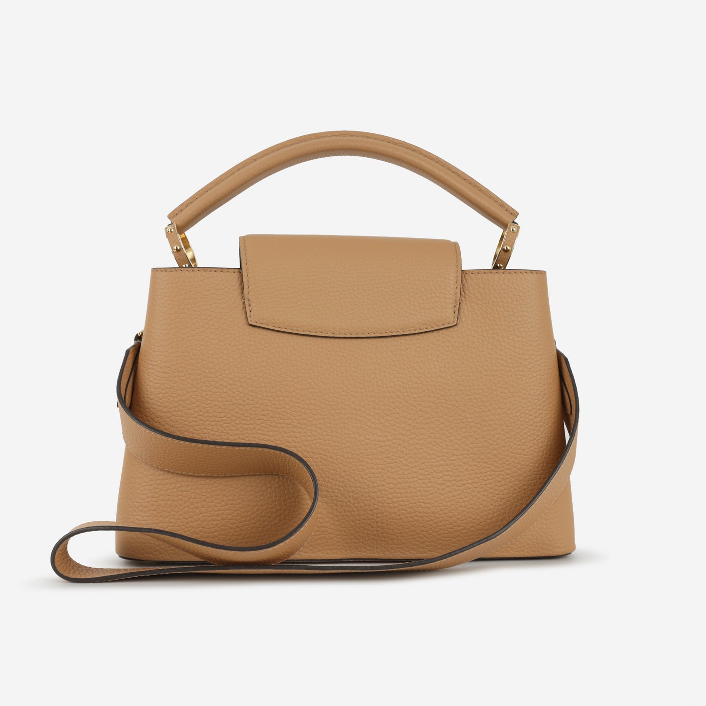 Louis Vuitton Capucines MM - Beige Taurillon | Gold Hardware