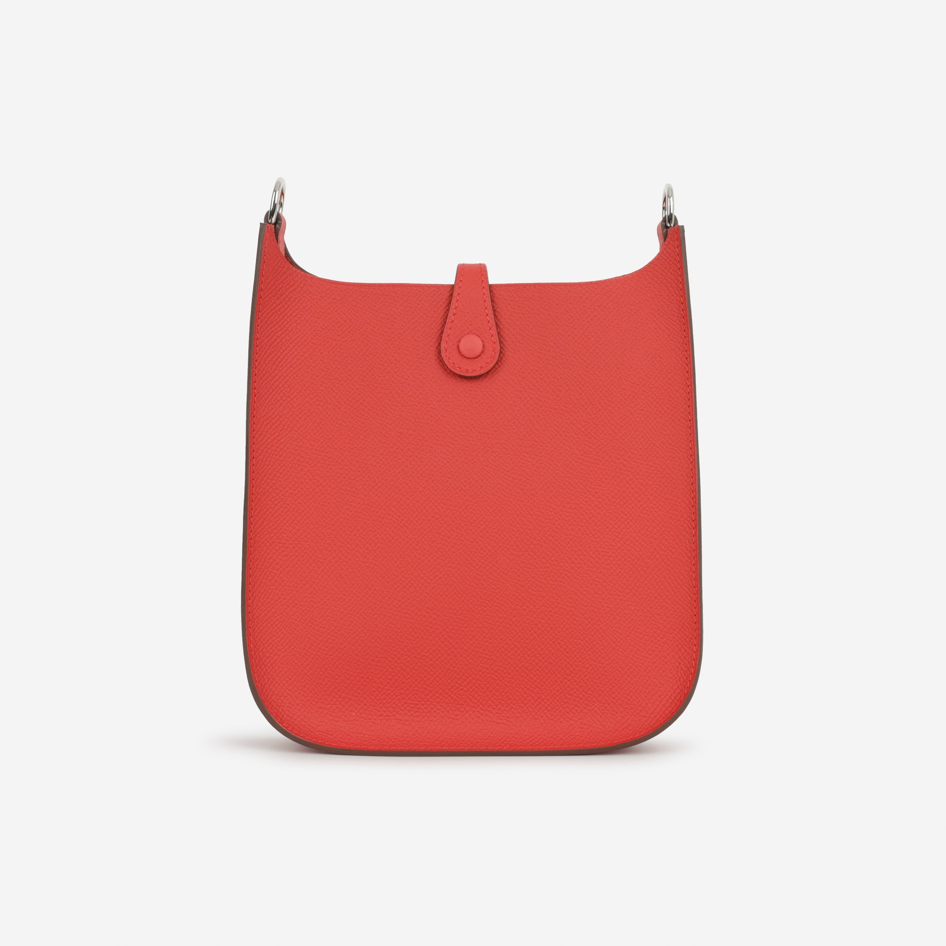 Hermès Mini Evelyne 16 - Rouge Radieux Epsom | Palladium Hardware - Bagista