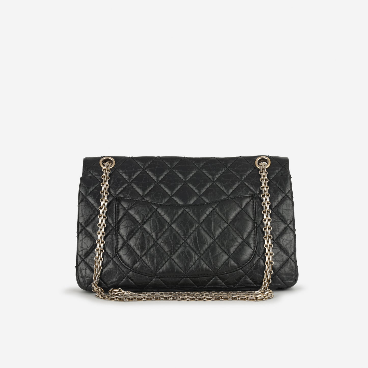 Chanel 2.55 Reissue 226 - Black Crumpled Calfskin | Gold Hardware