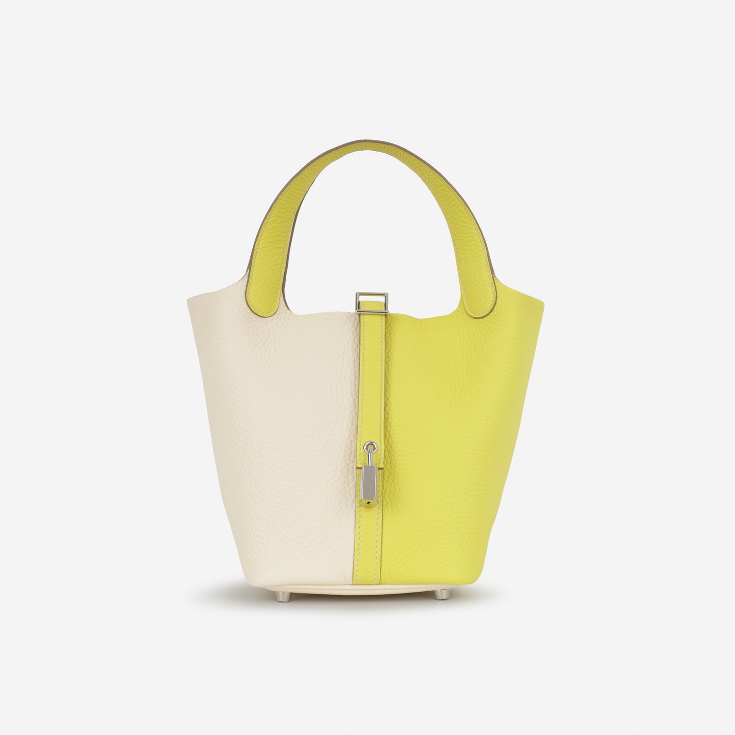 Hermès Picotin 18 Casaque - Lime / Nata Clemence | Palladium Hardware