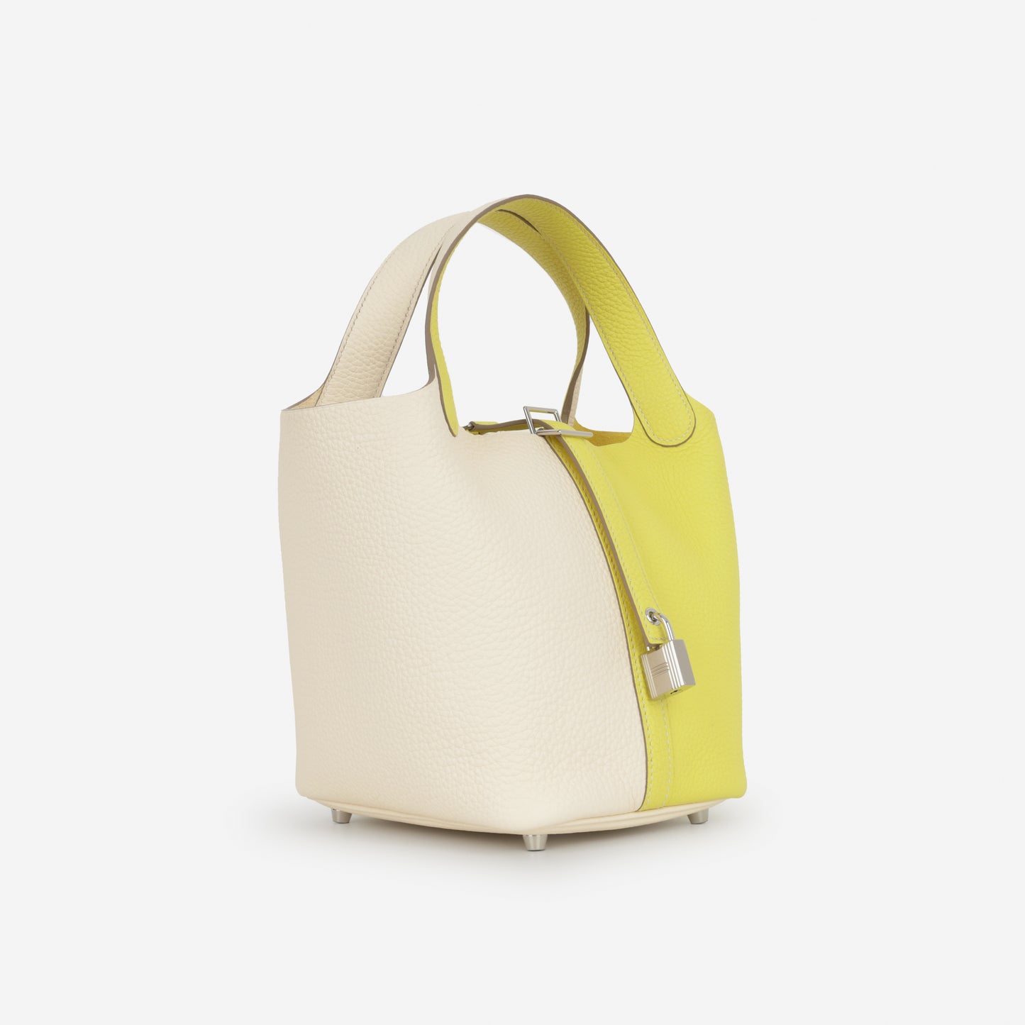 Hermès Picotin 18 Casaque - Lime / Nata Clemence | Palladium Hardware