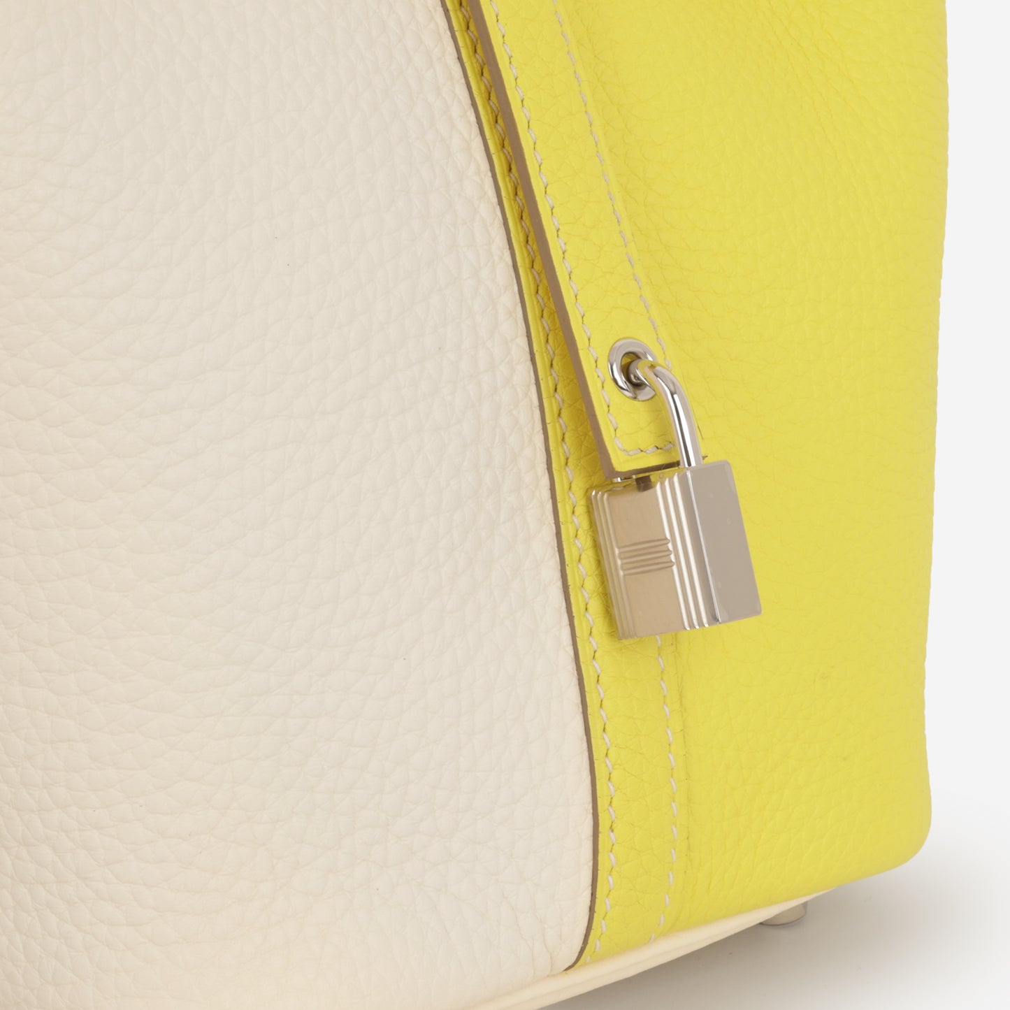 Hermès Picotin 18 Casaque - Lime / Nata Clemence | Palladium Hardware