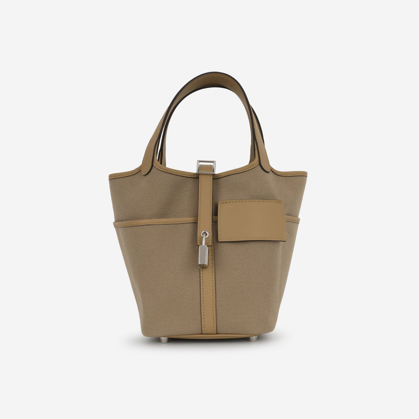 Hermès Picotin 18 Cargo - Beige Marfa Canvas / Poussiere Swift | Palladium Hardware