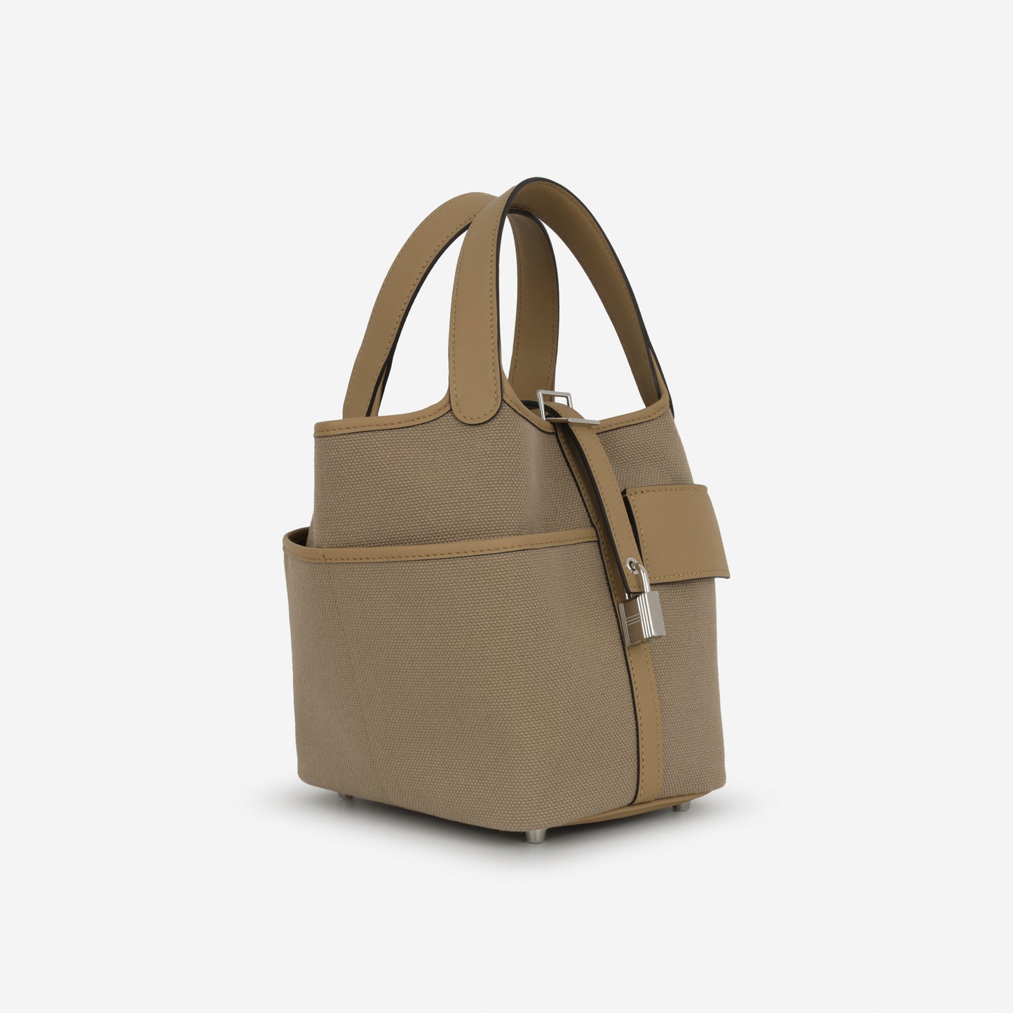 Hermès Picotin 18 Cargo - Beige Marfa Canvas / Poussiere Swift | Palladium Hardware