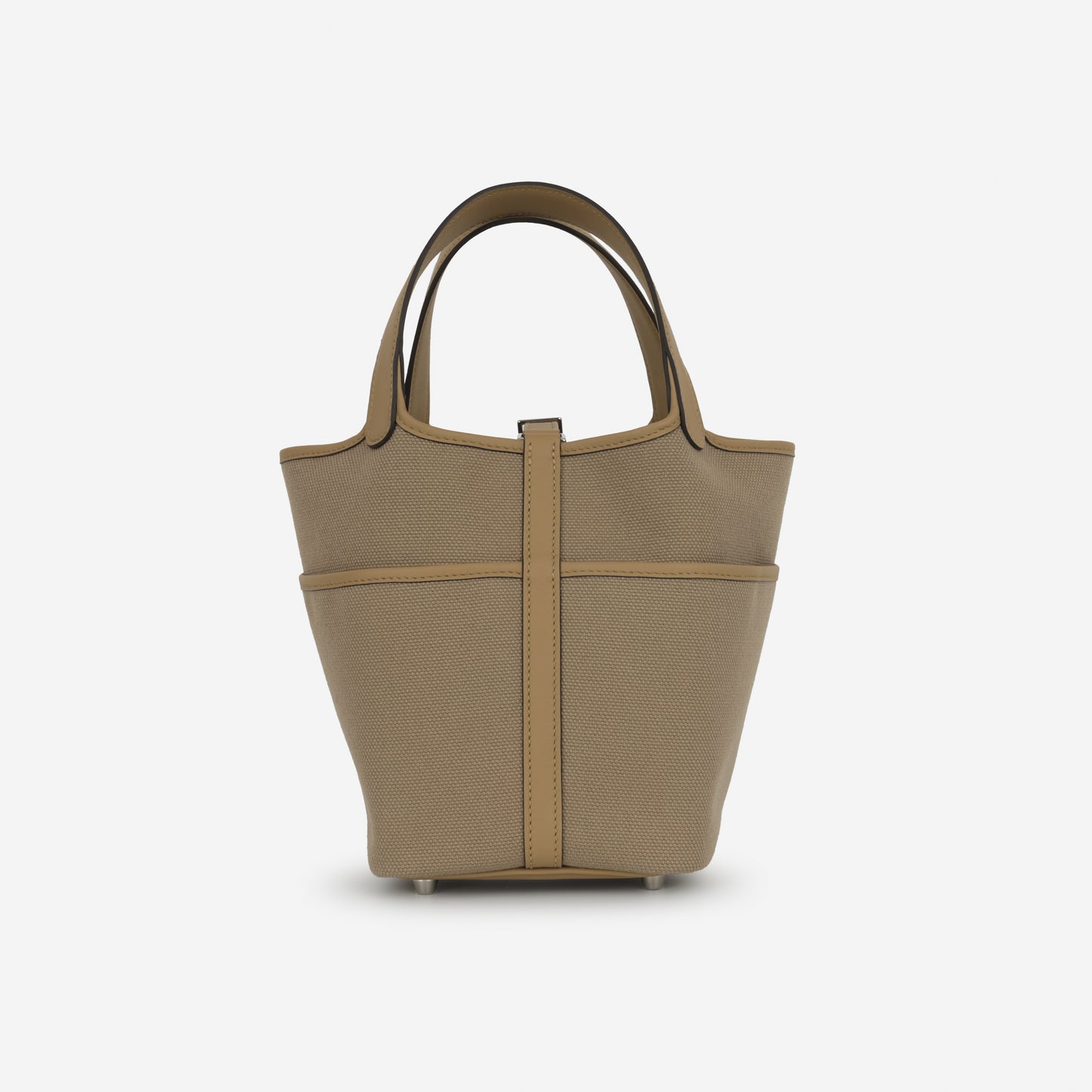 Hermès Picotin 18 Cargo - Beige Marfa Canvas / Poussiere Swift | Palladium Hardware