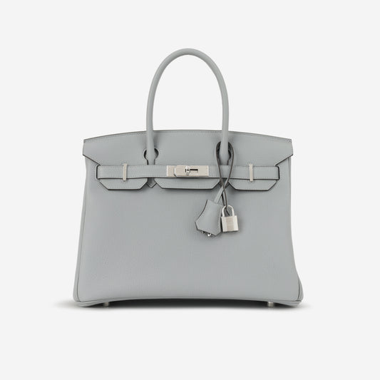 Hermès Birkin 30 - Gris Pantin Togo | Palladium Hardware - Bagista