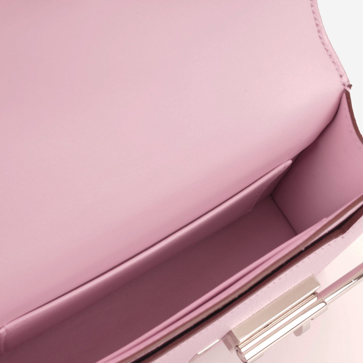 Hermès Mini Verrou Chaine - Mauve Sylvestre Chevre | Palladium Hardware