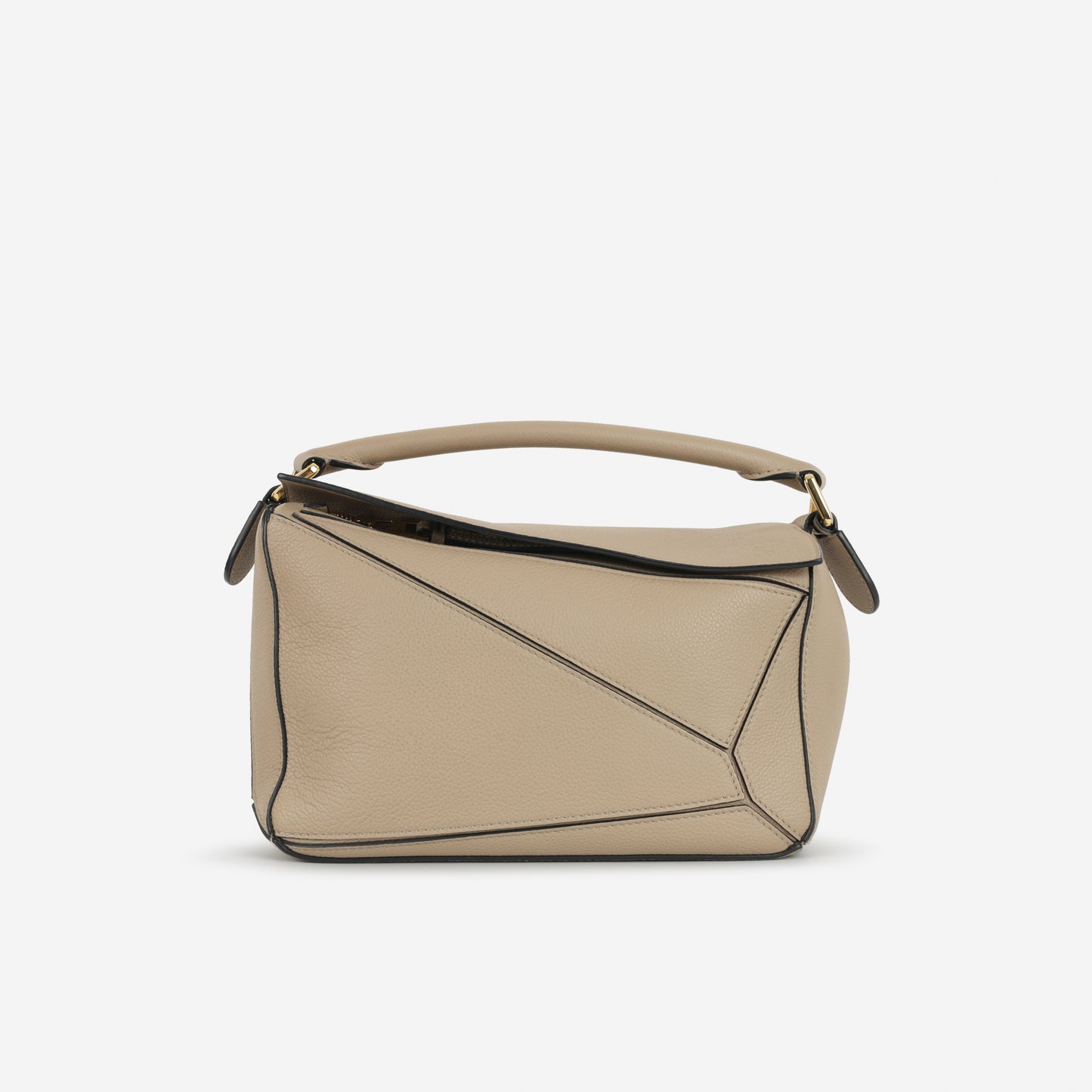 Loew Small Puzzle Bag - Sand Grained Calfskin | Gold Hardware