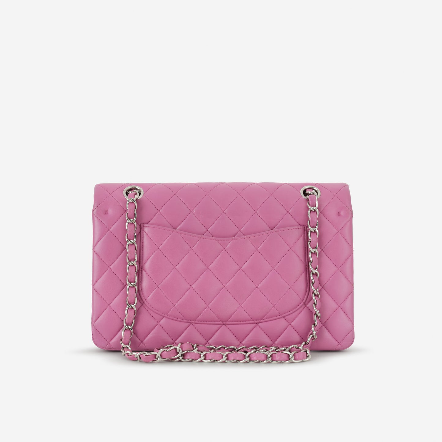 Chanel Medium Classic Flap - Purple Lambskin | Silver Hardware