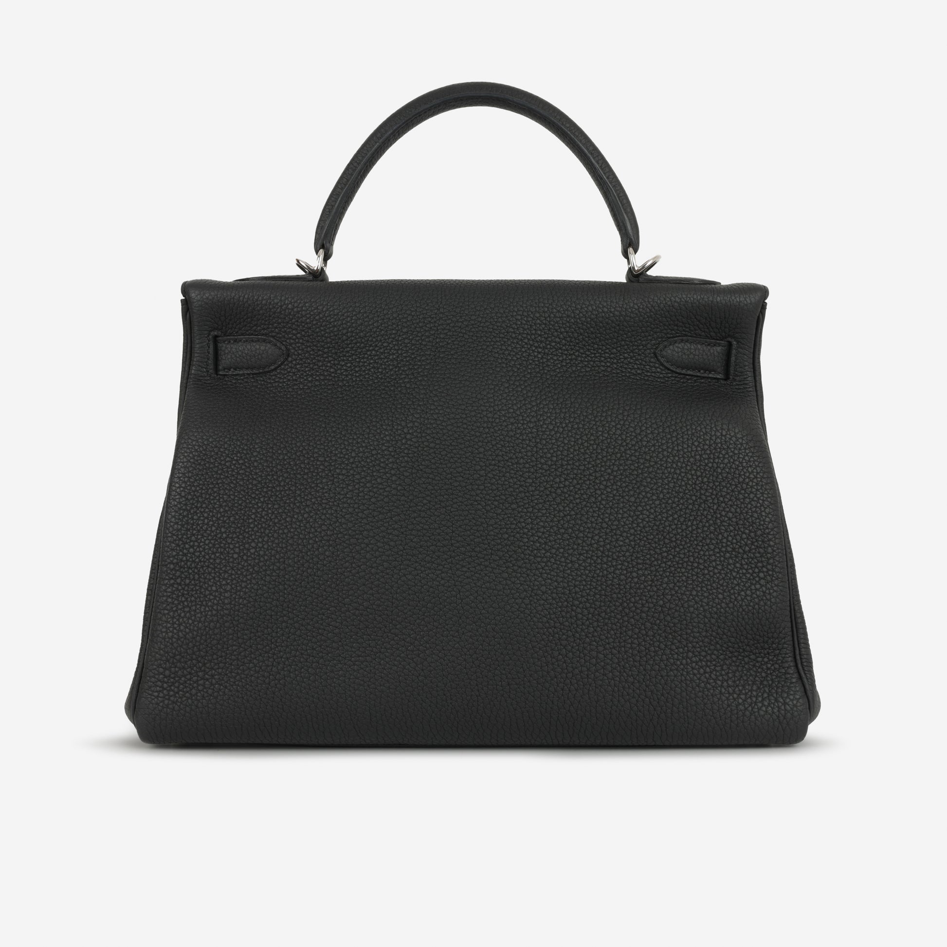 Hermès Kelly 32 - Black Togo | Palladium Hardware - Bagista