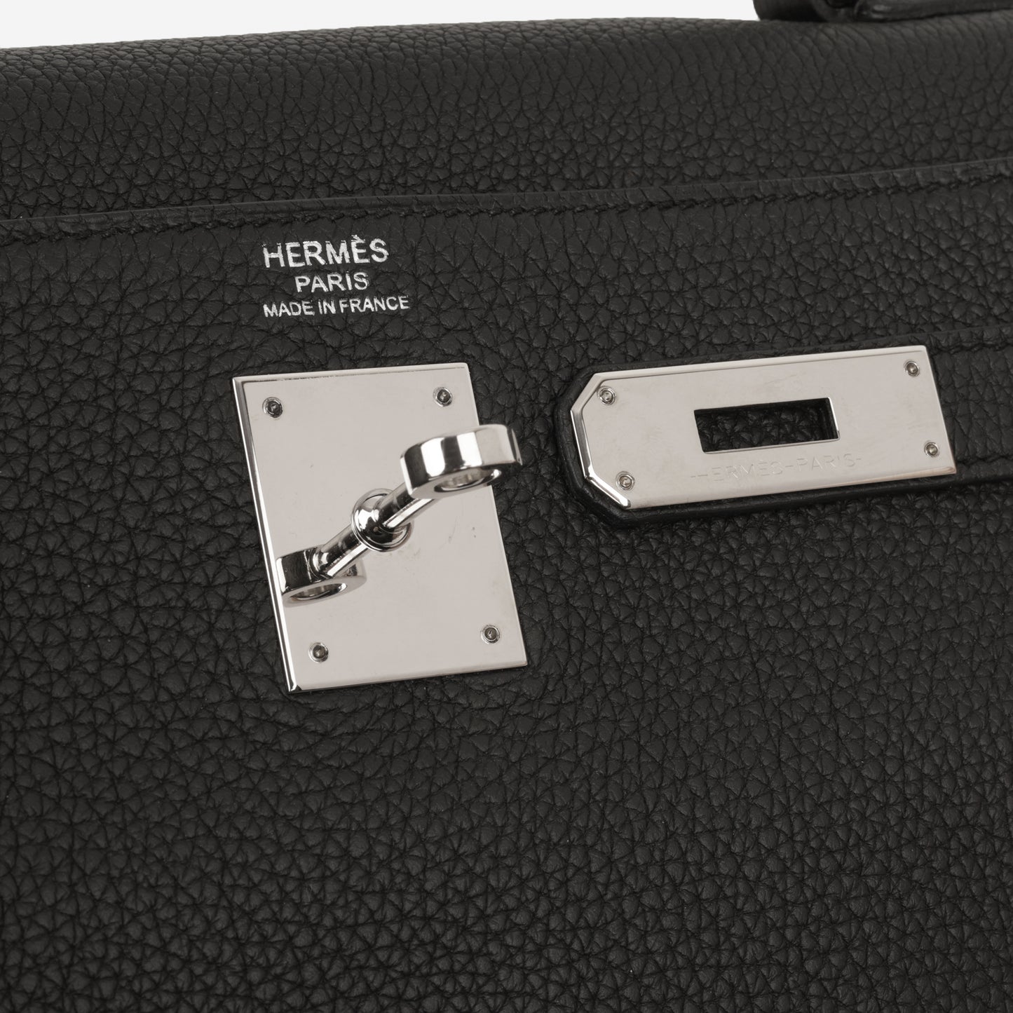 Hermès Kelly 32 - Black Togo | Palladium Hardware - Bagista
