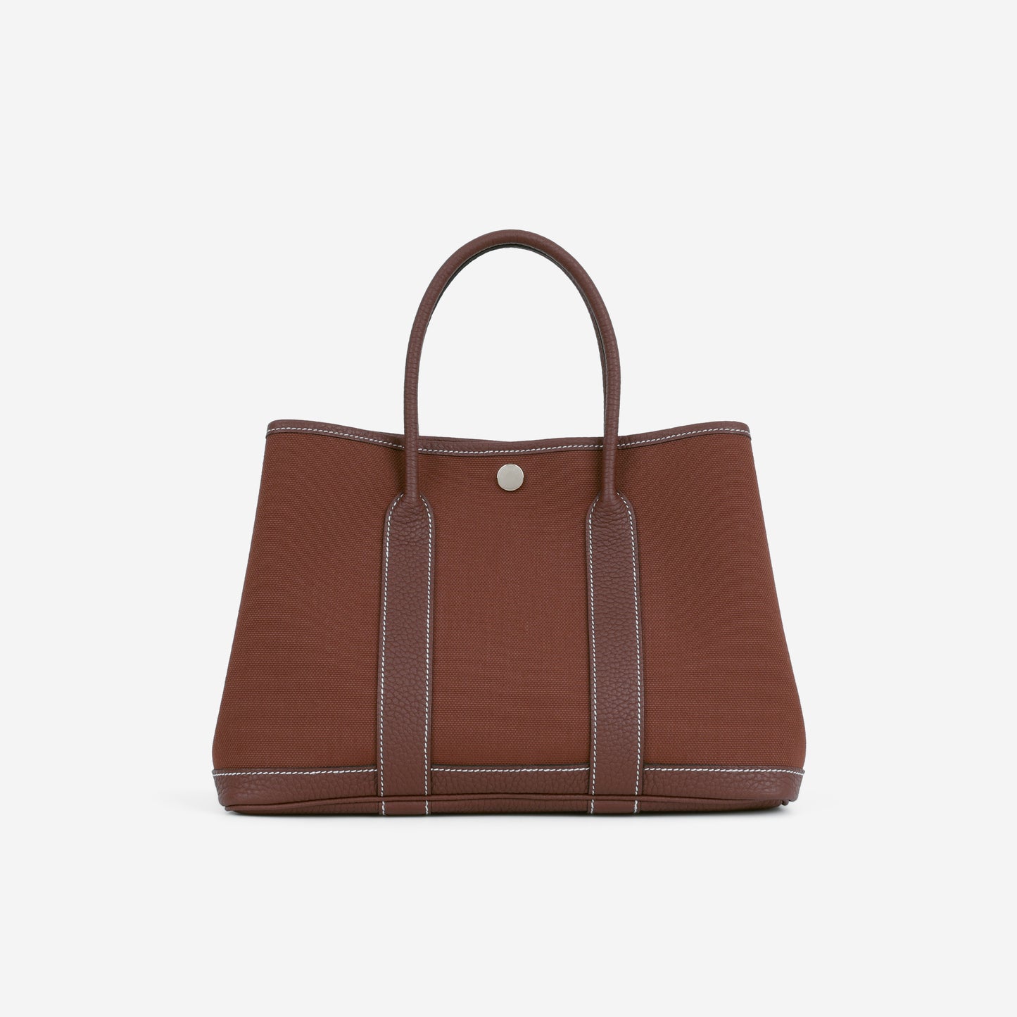 Hermès Garden Party 30 - Rouge H Canvas / Negonda | Palladium Hardware